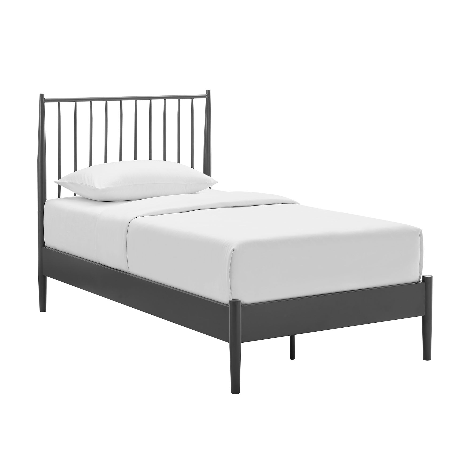 Adair Spindle Metal Platform Bed