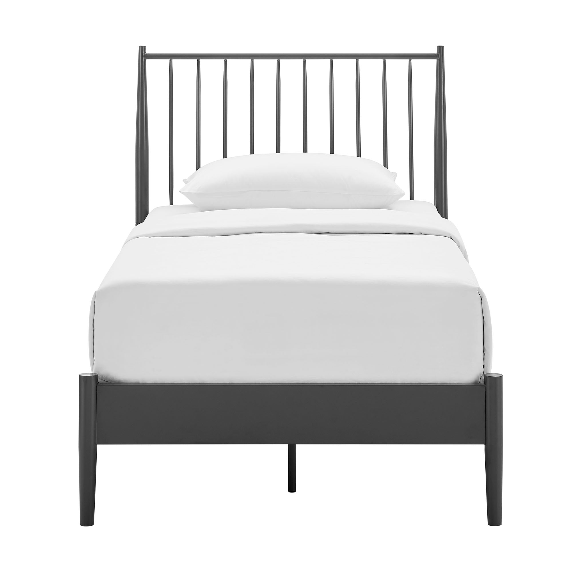 Adair Spindle Metal Platform Bed