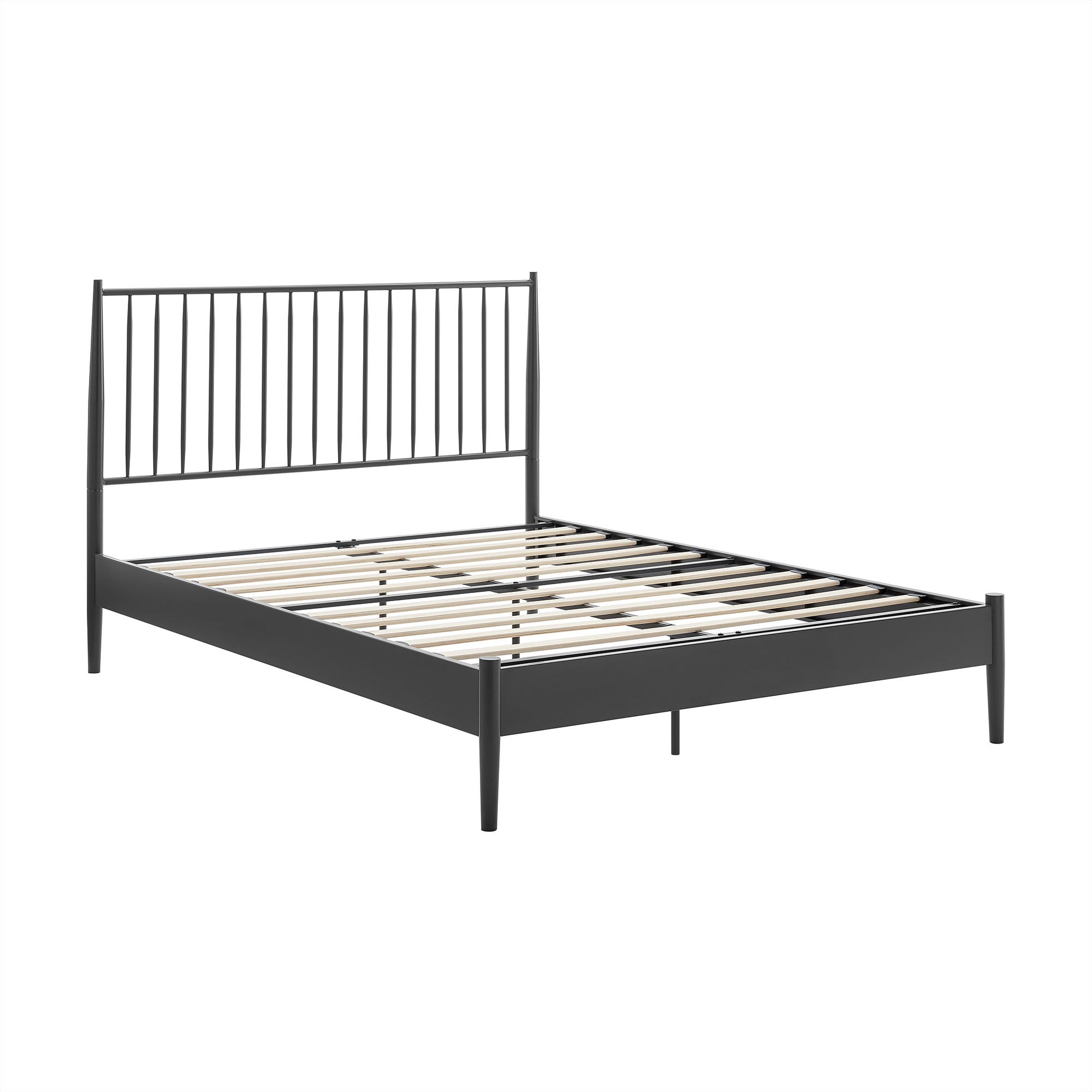 Adair Spindle Metal Platform Bed