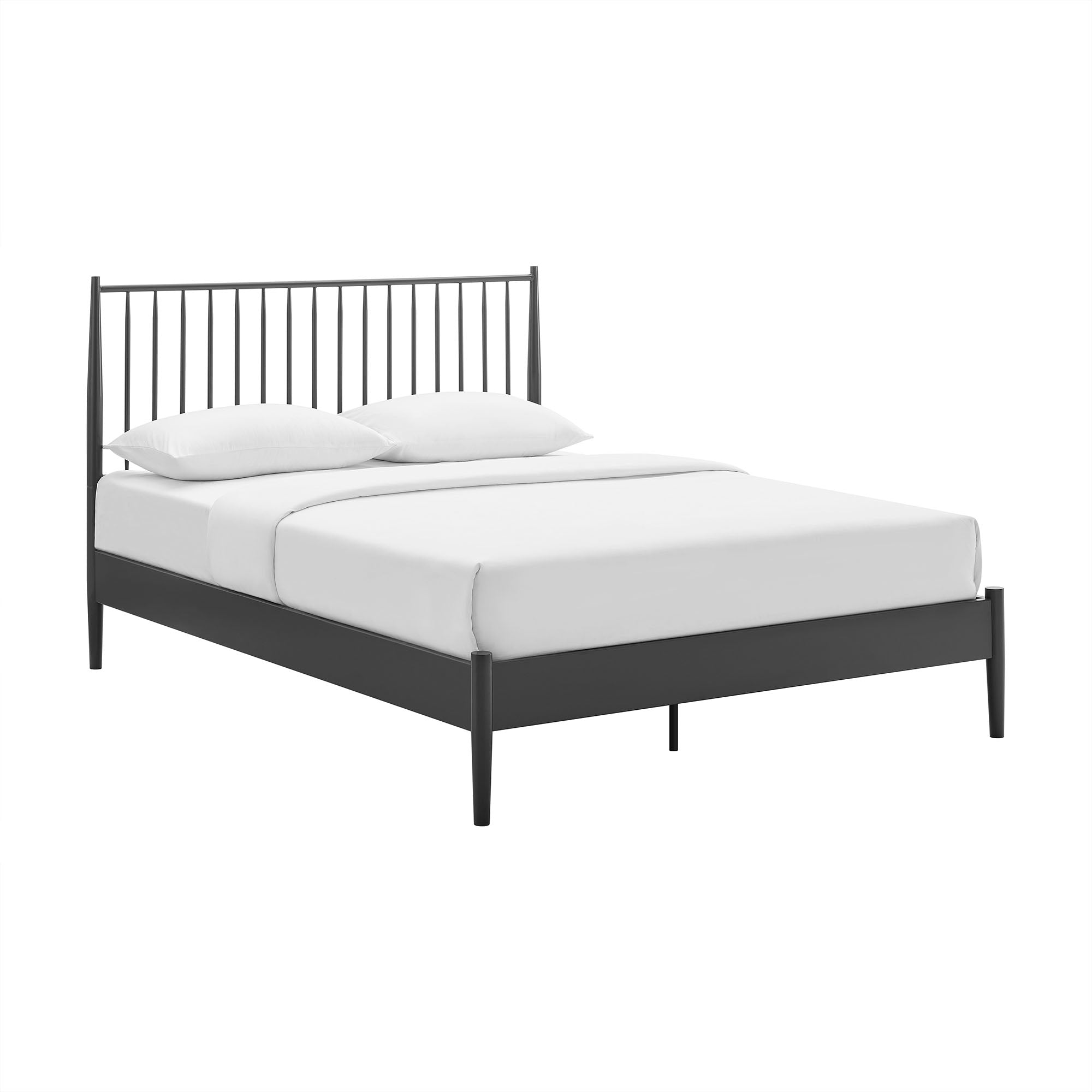 Adair Spindle Metal Platform Bed