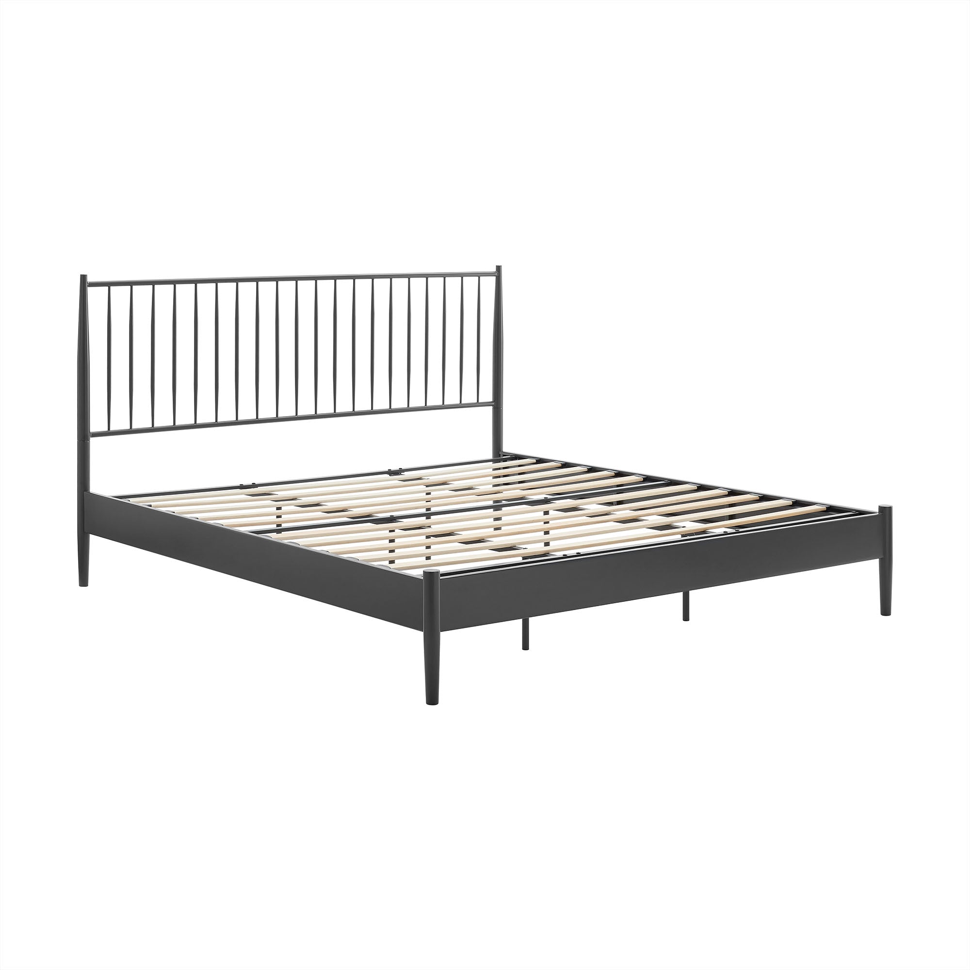 Adair Spindle Metal Platform Bed