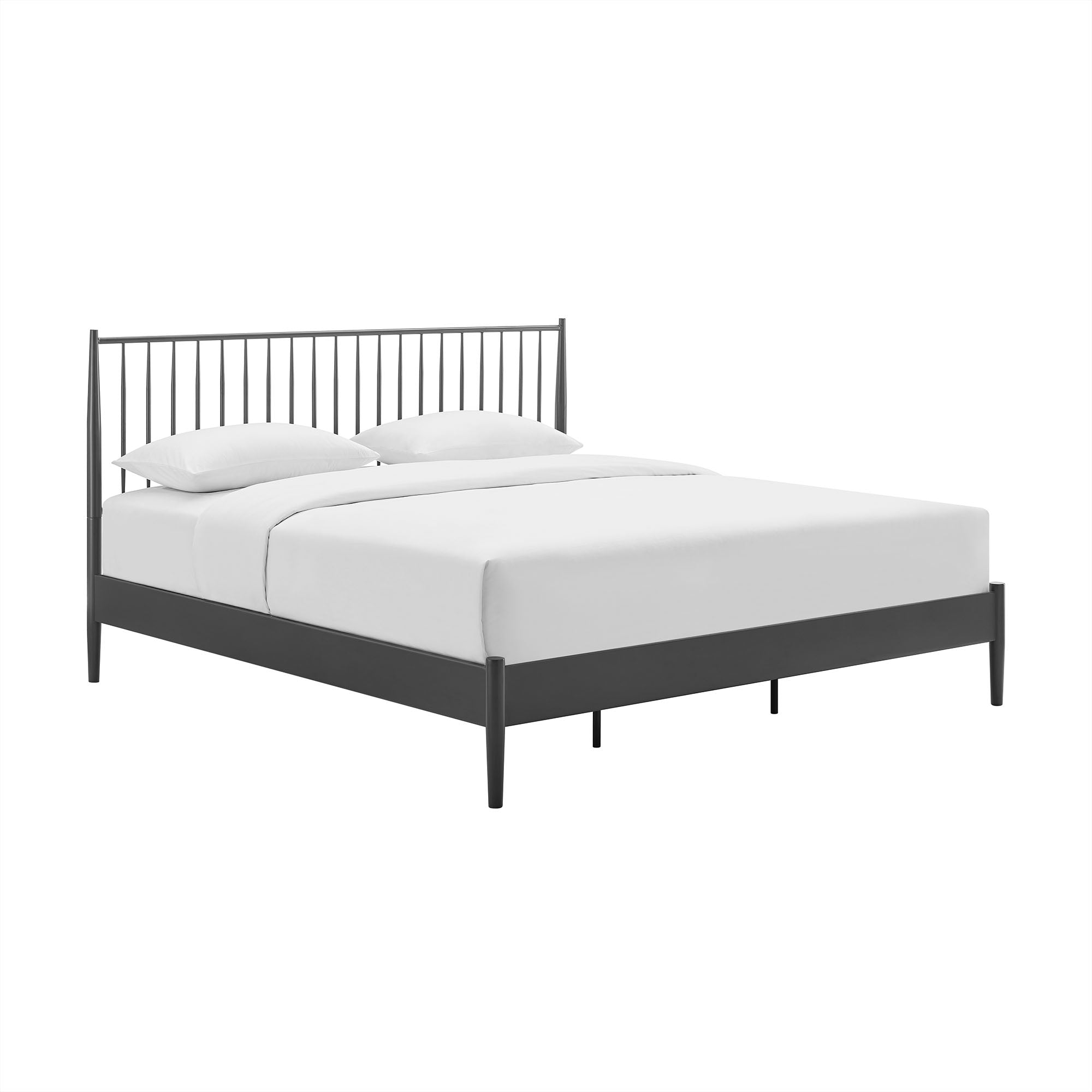 Adair Spindle Metal Platform Bed