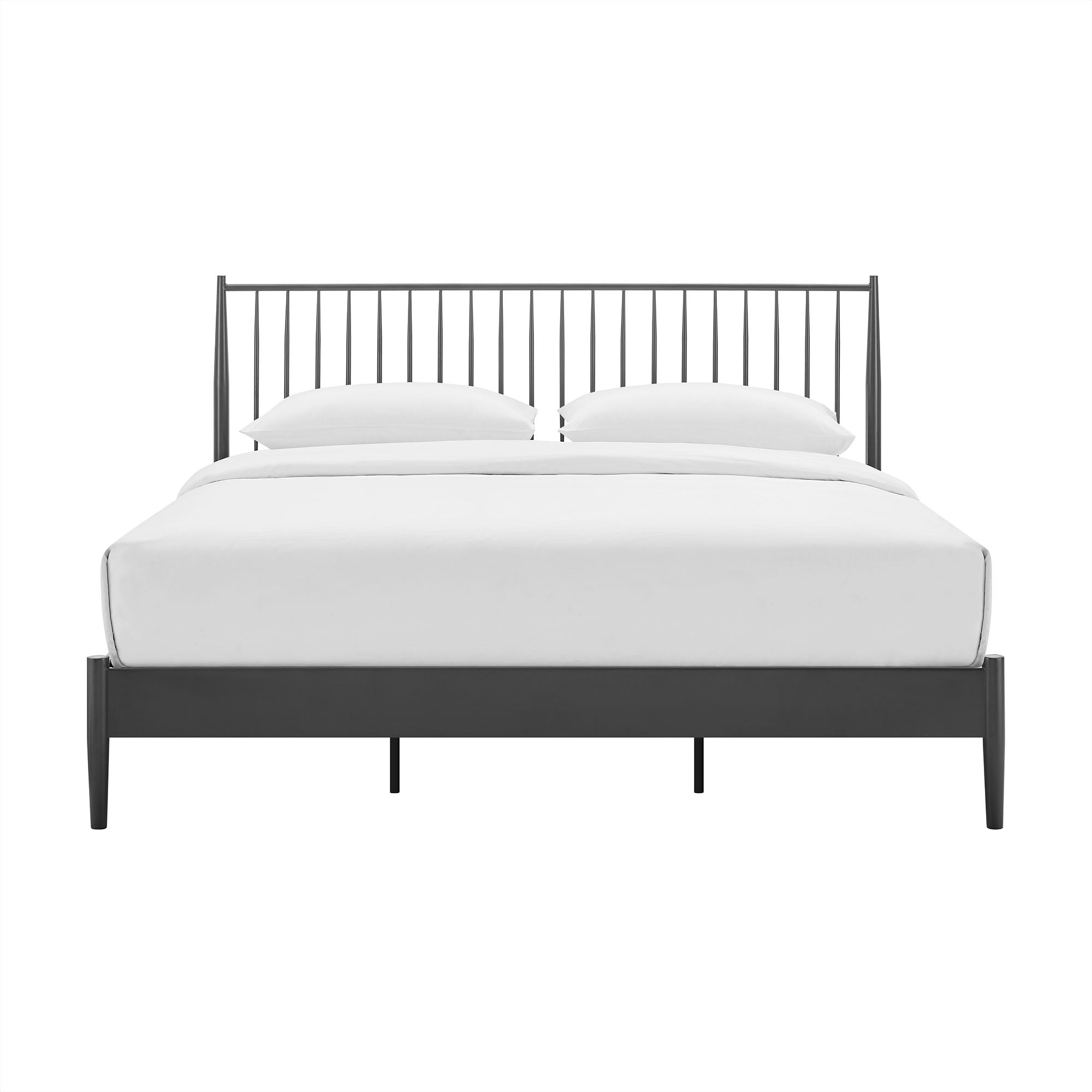 Adair Spindle Metal Platform Bed
