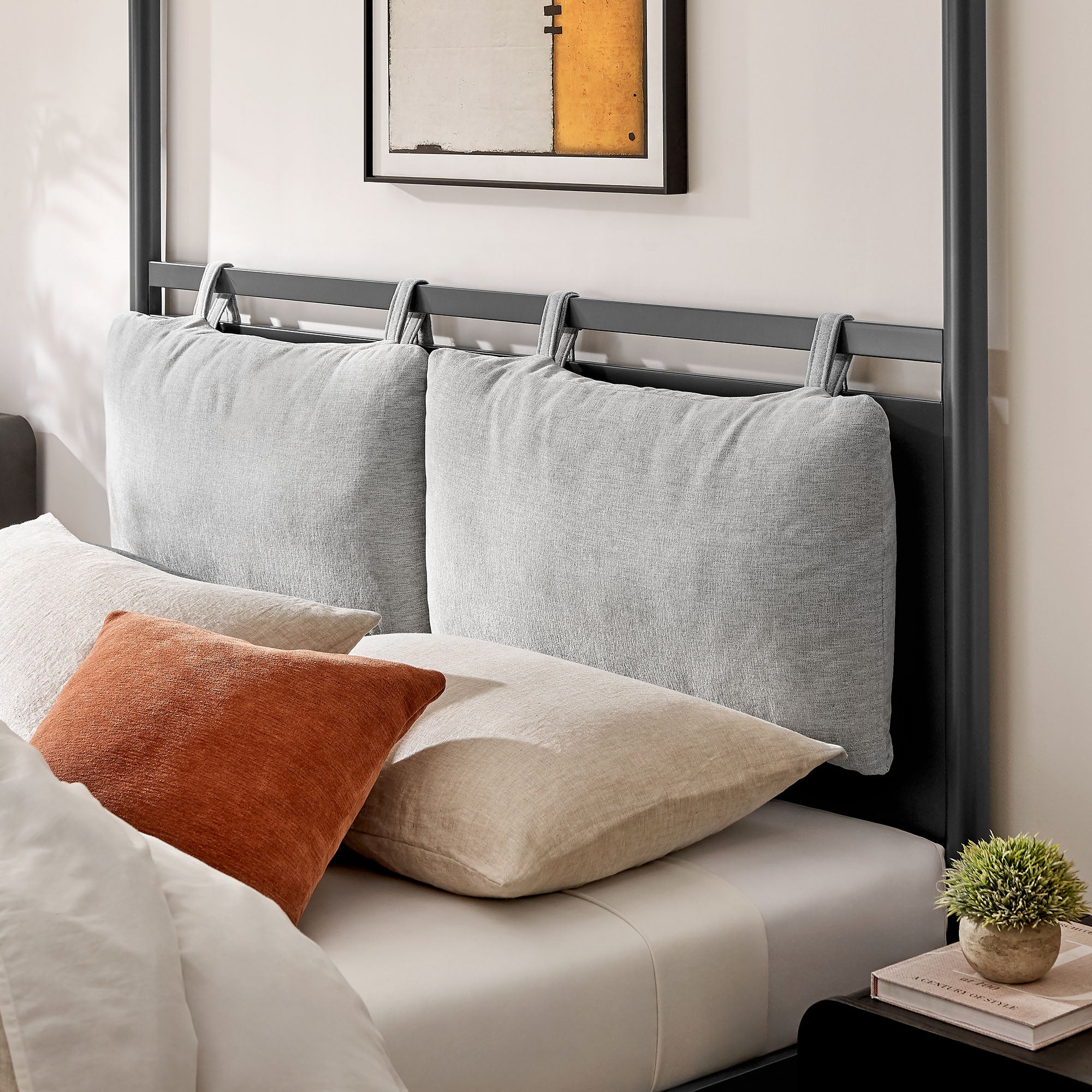 Marlowe 4-Poster Canopy Metal Platform Bed