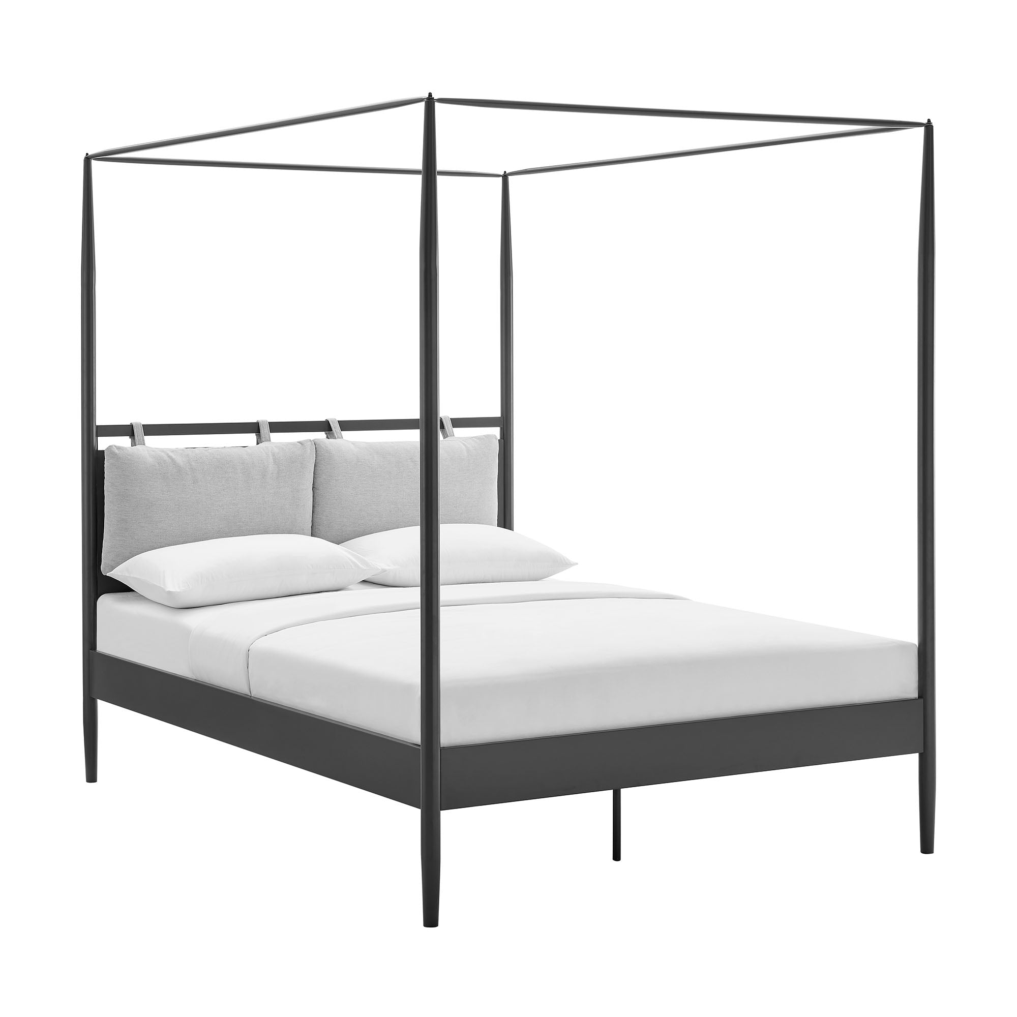 Marlowe 4-Poster Canopy Metal Platform Bed