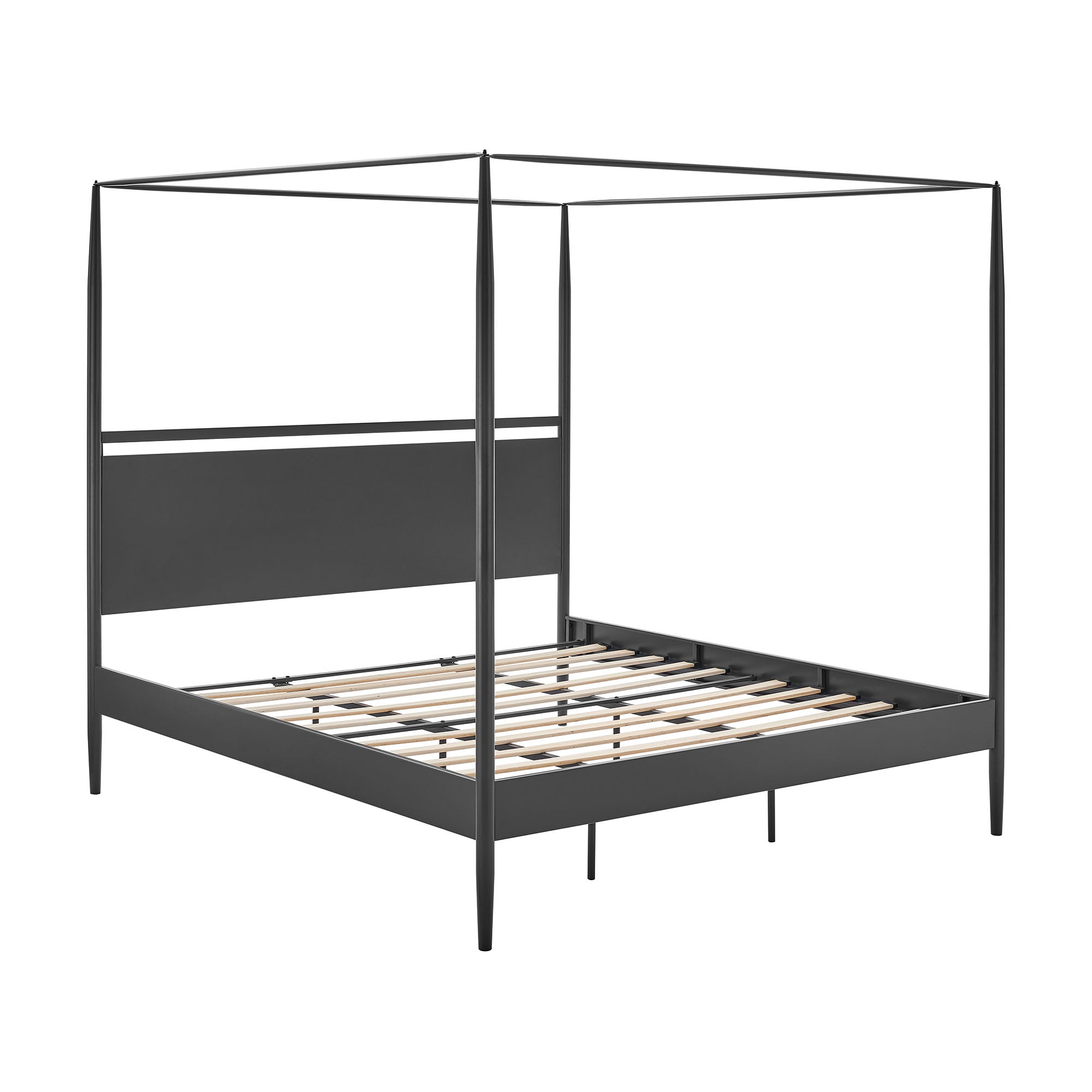 Marlowe 4-Poster Canopy Metal Platform Bed