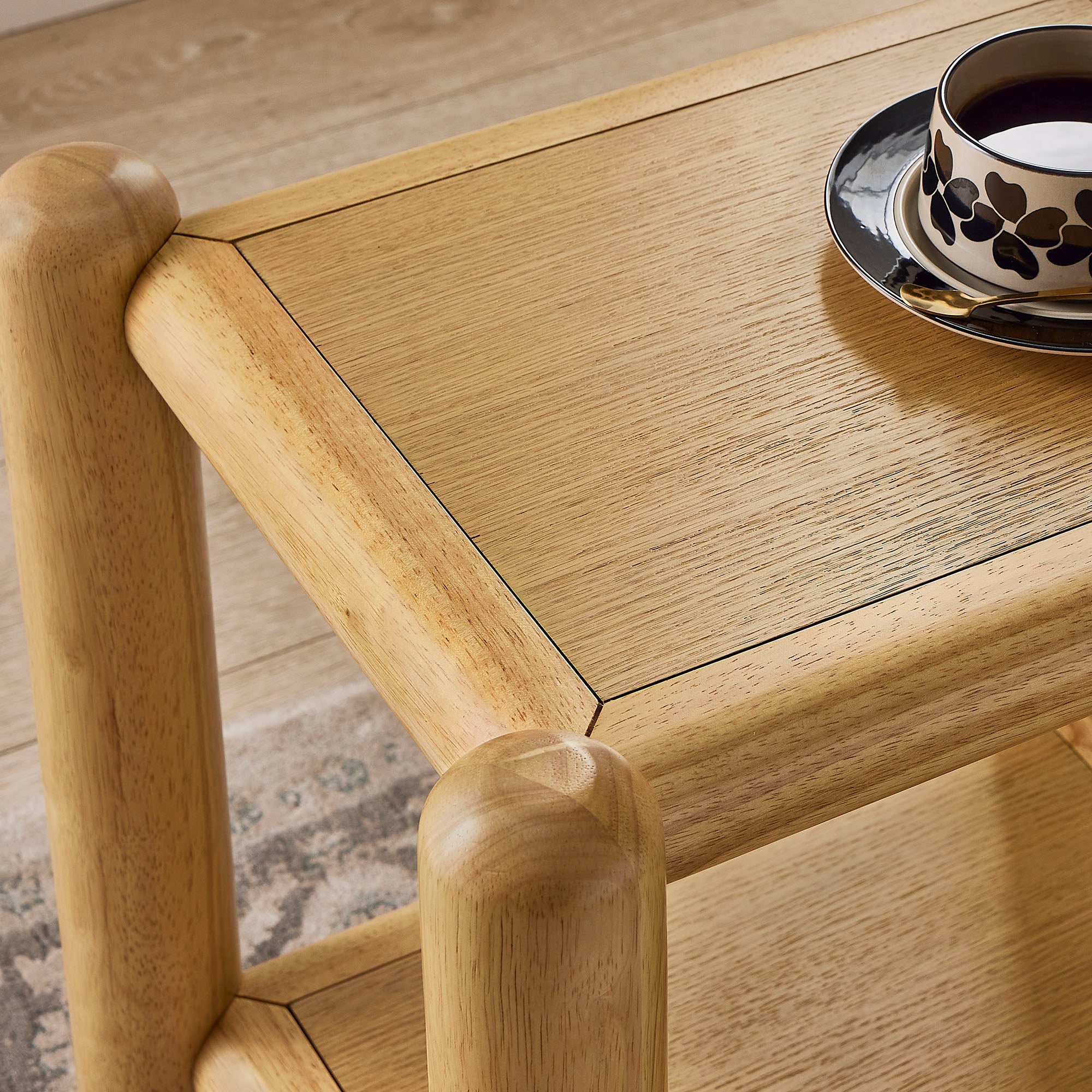 Arcus Rectangular 2-Tier Side Table