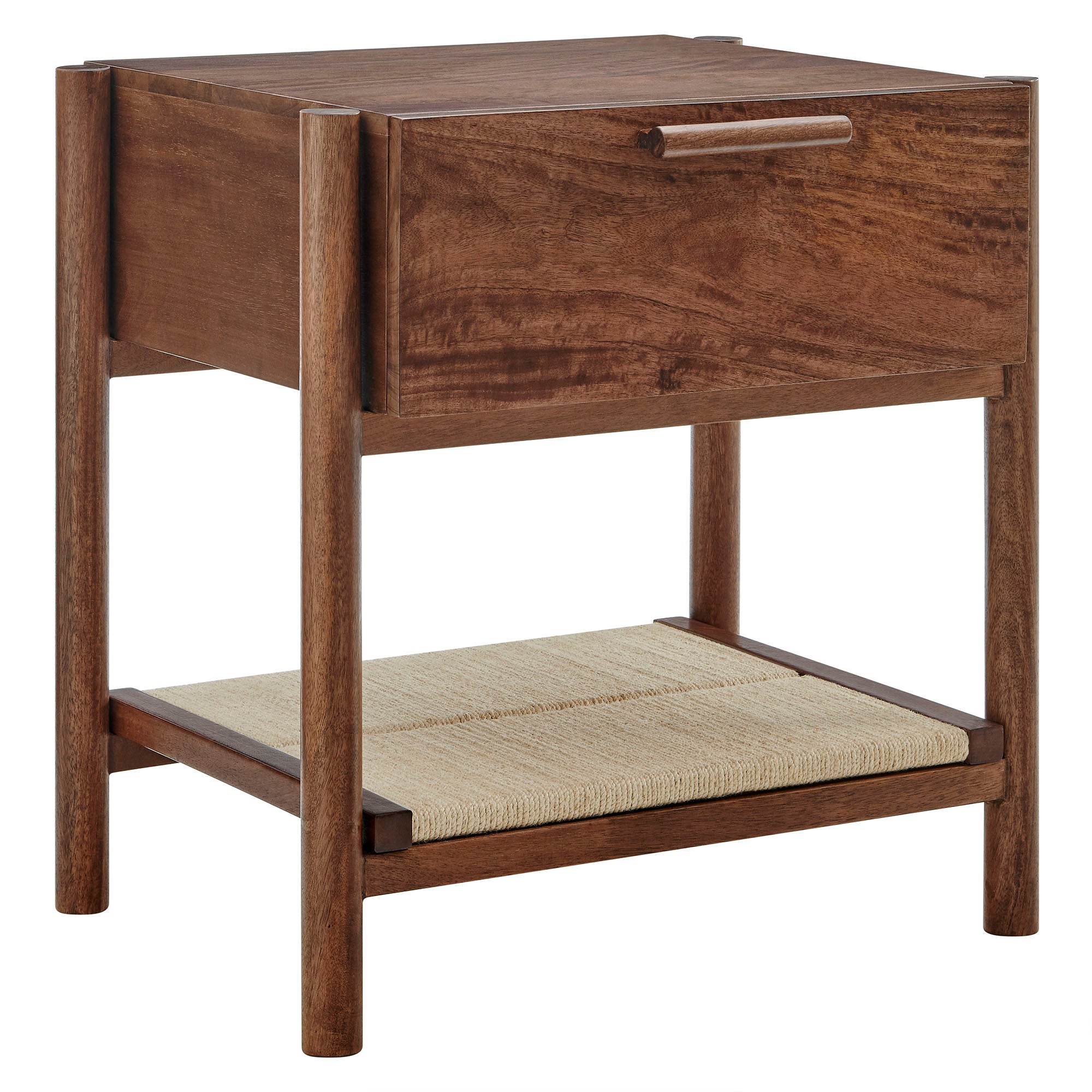 Oswin 1-Drawer Wood Nightstand