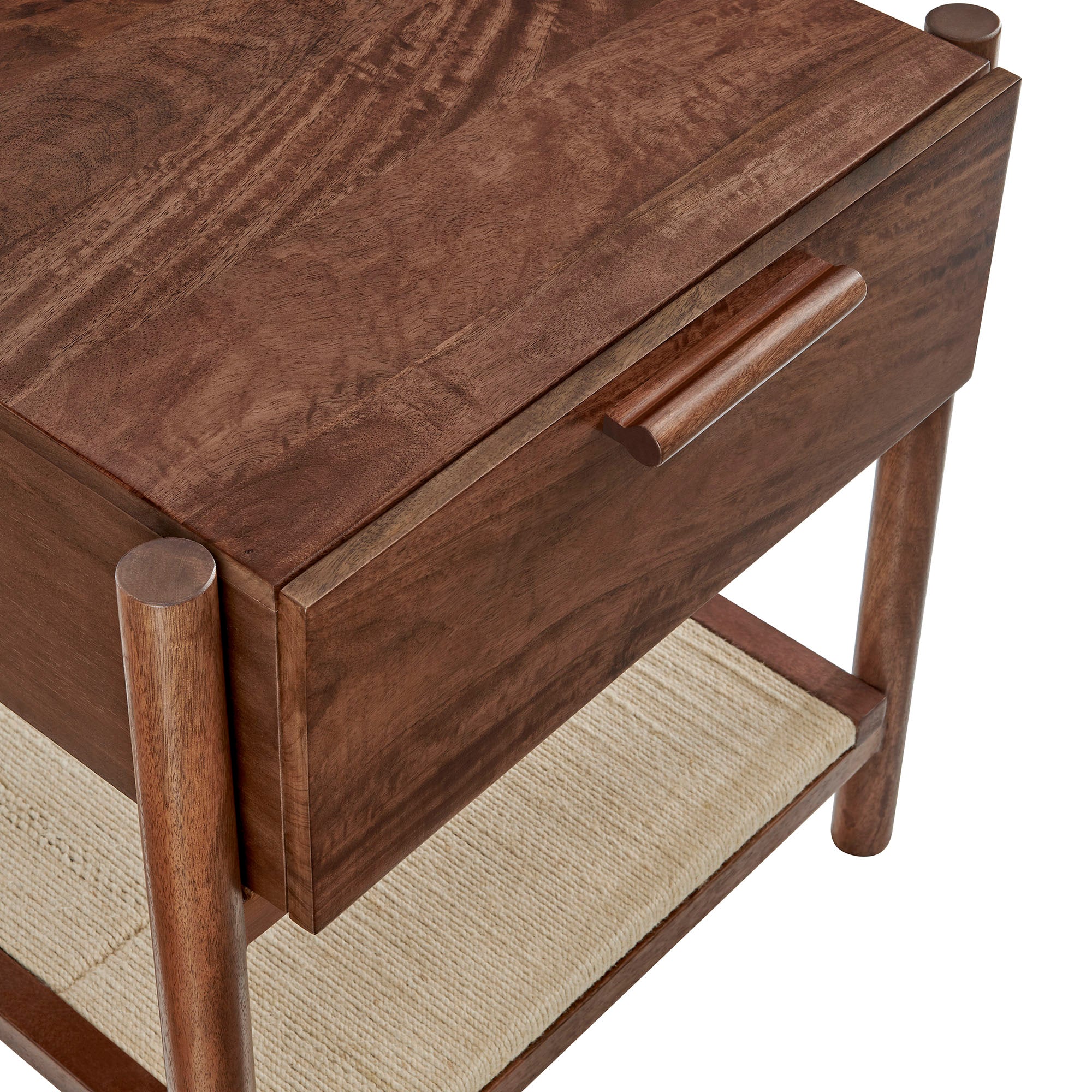 Oswin 1-Drawer Wood Nightstand
