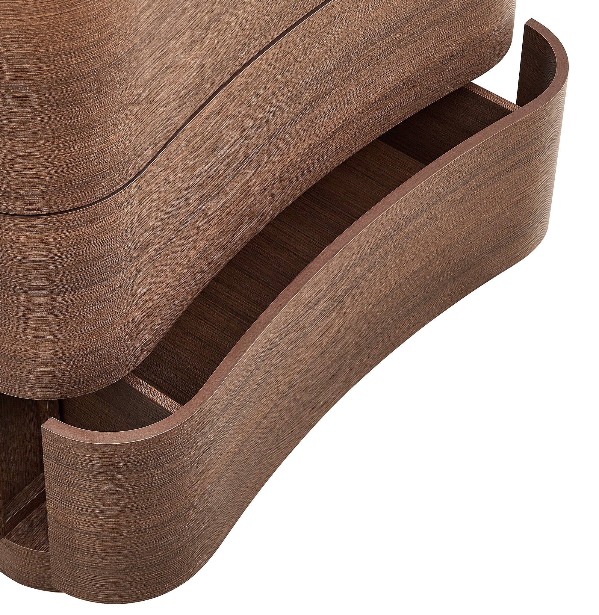 Mirae 3-Drawer Curved Compact Dresser