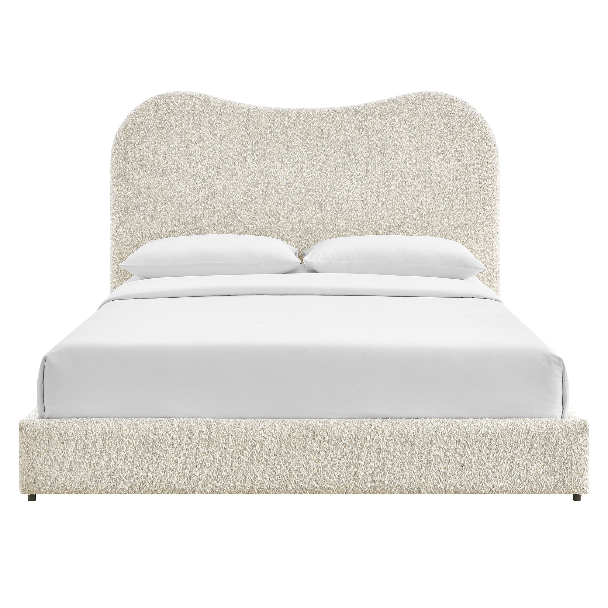 Seluna Boucle Platform Bed