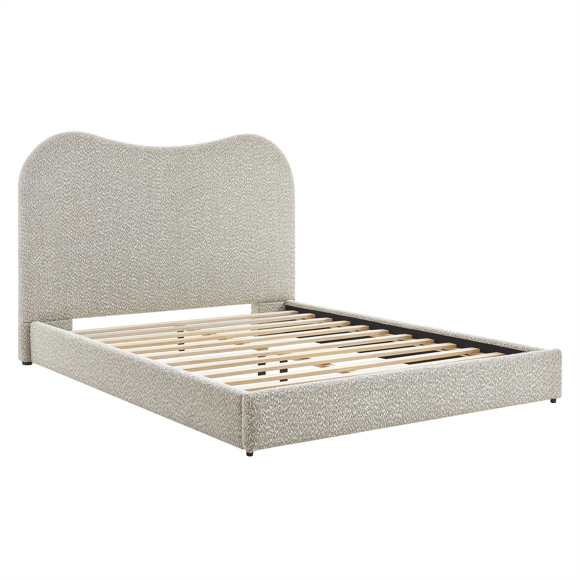 Seluna Boucle Platform Bed