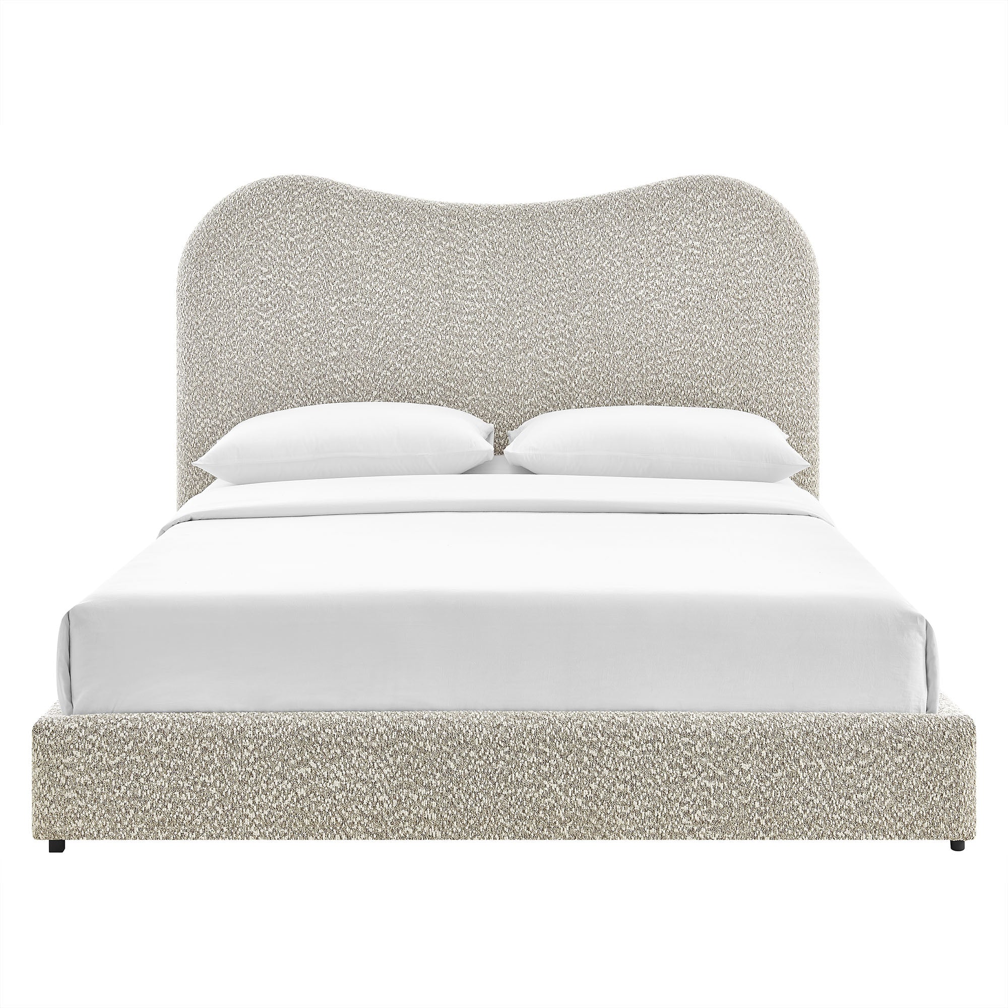 Seluna Boucle Platform Bed