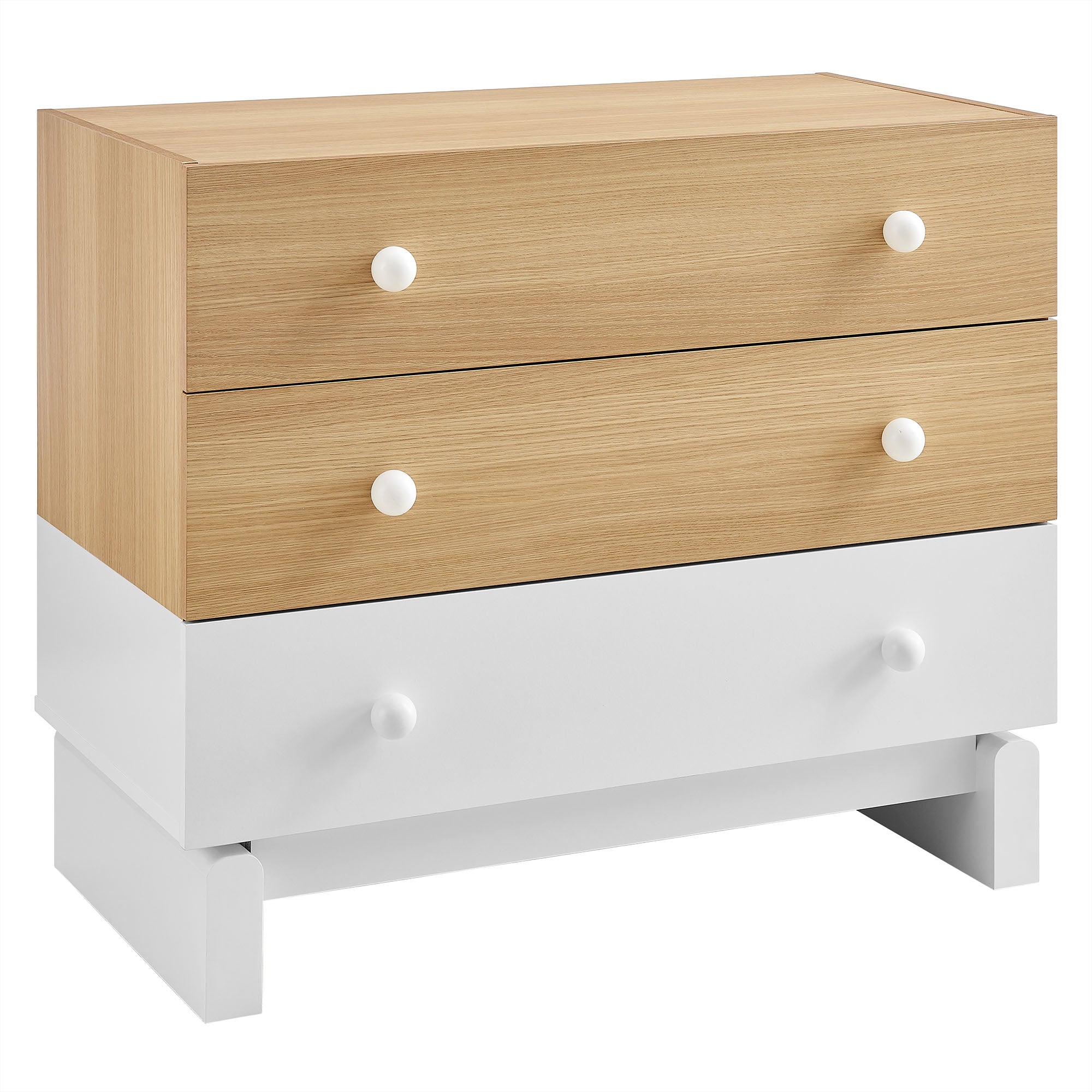Nolia 3-Drawer Color Block Dresser