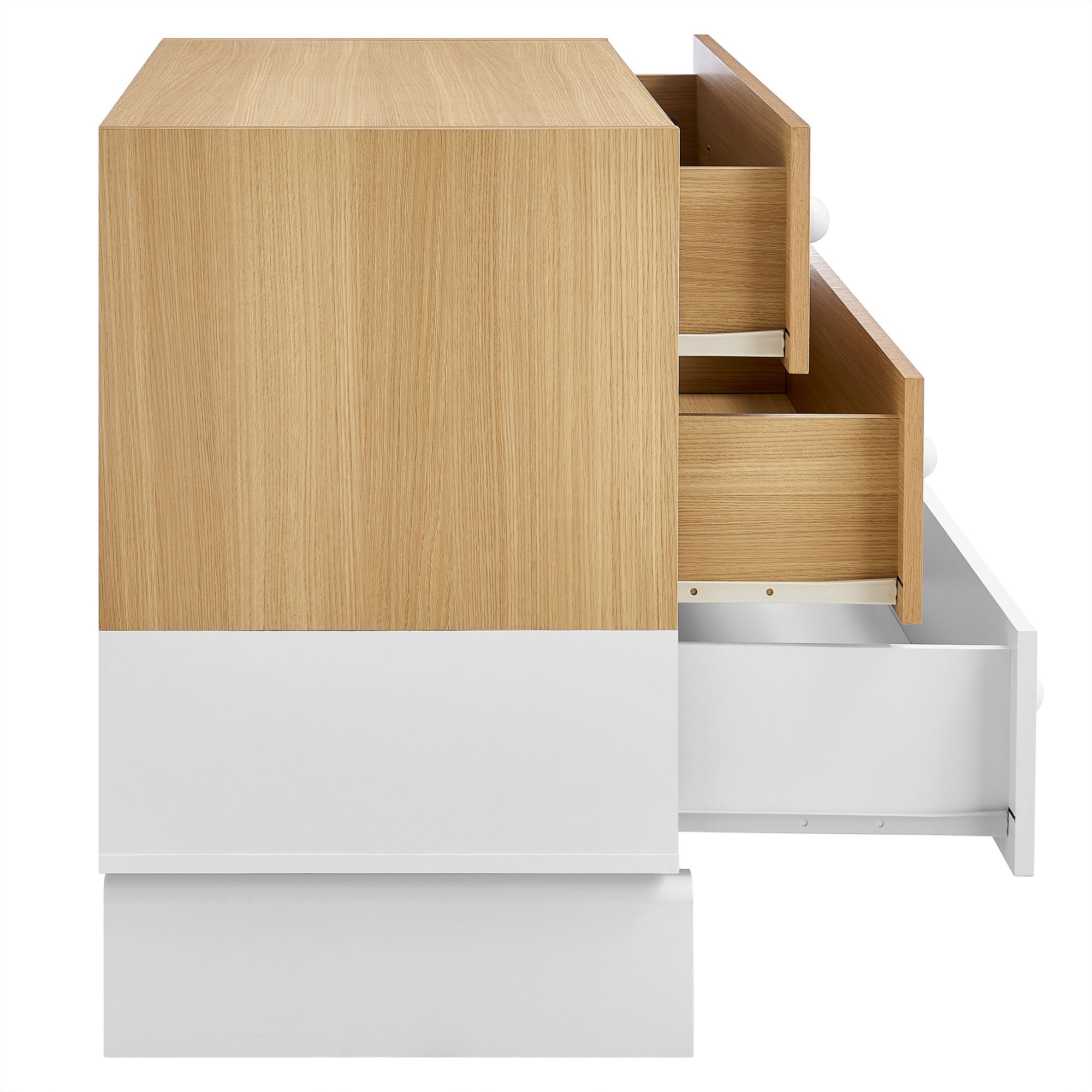 Nolia 3-Drawer Color Block Dresser