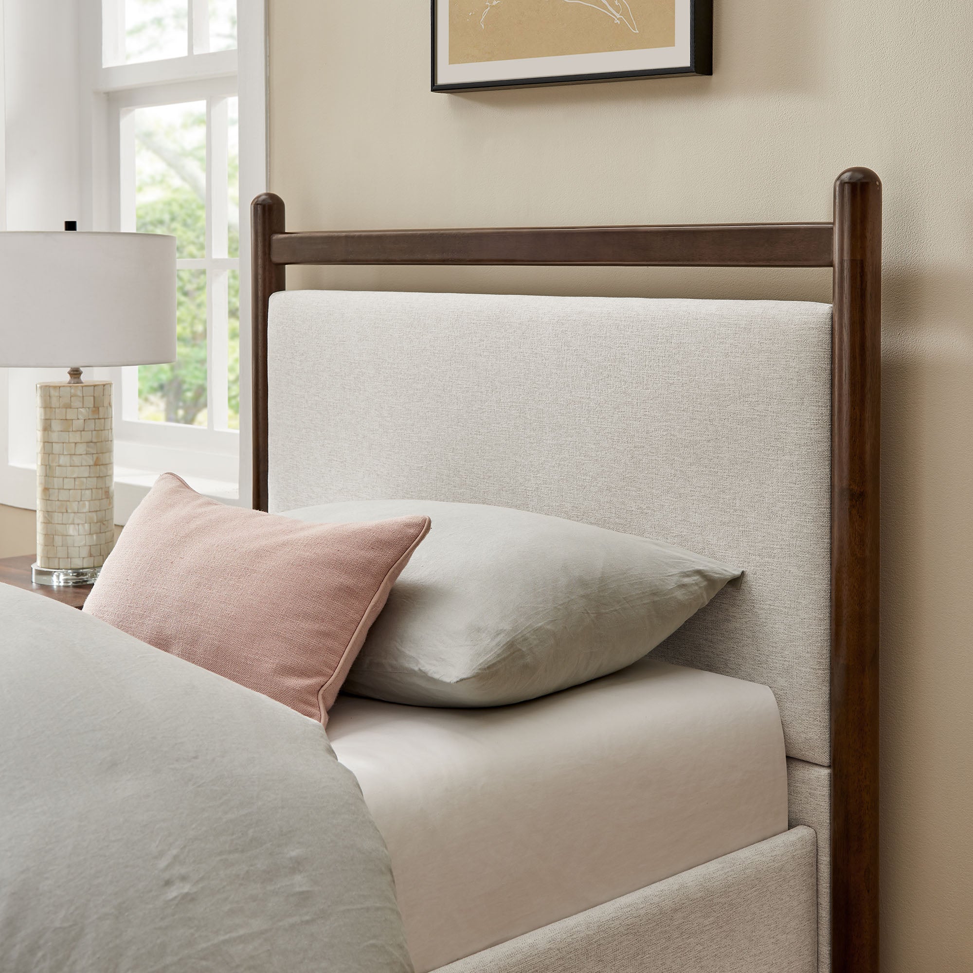 Ginny Size Platform Bed Frame