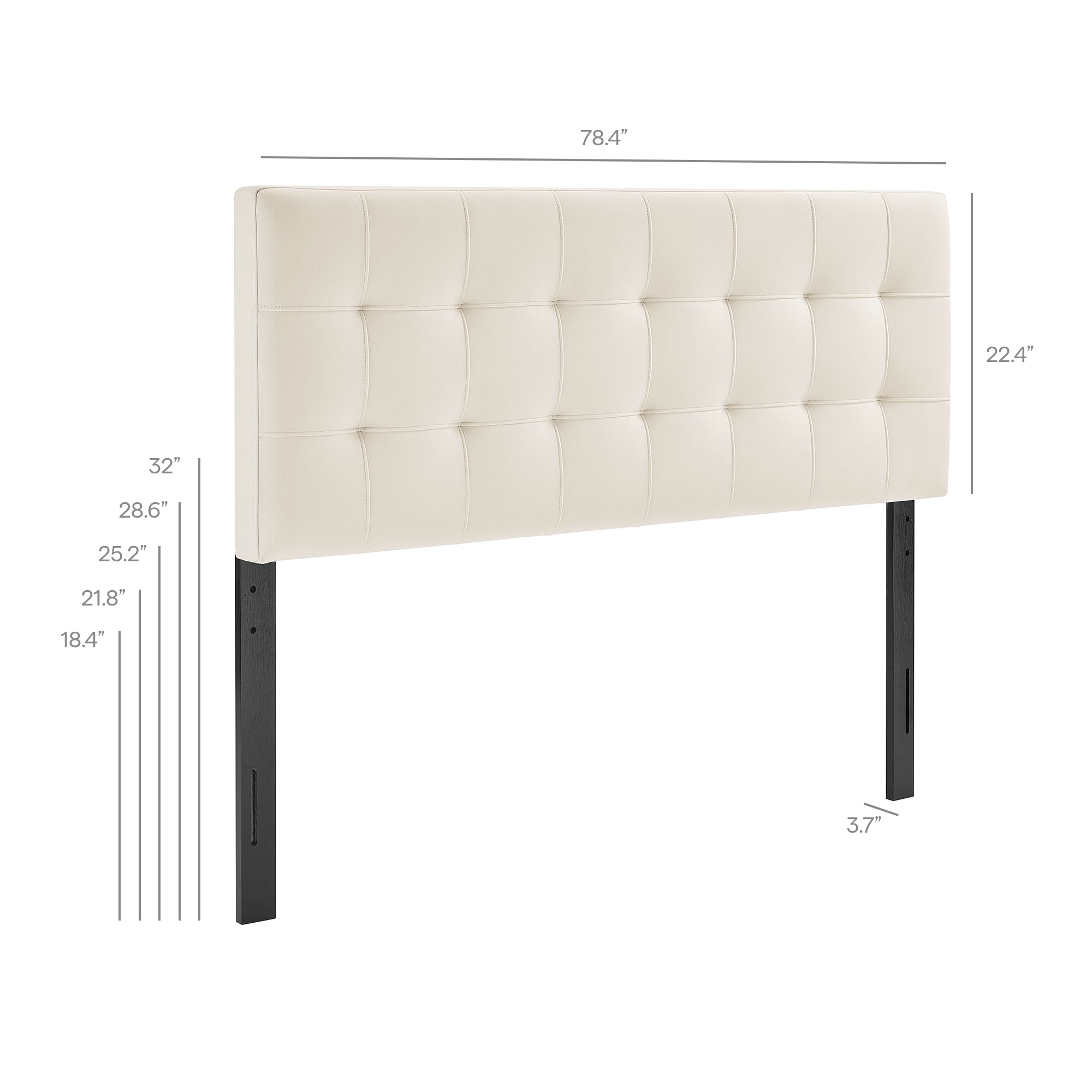 Lily Stain-Resistant Performance Velvet Size Headboard