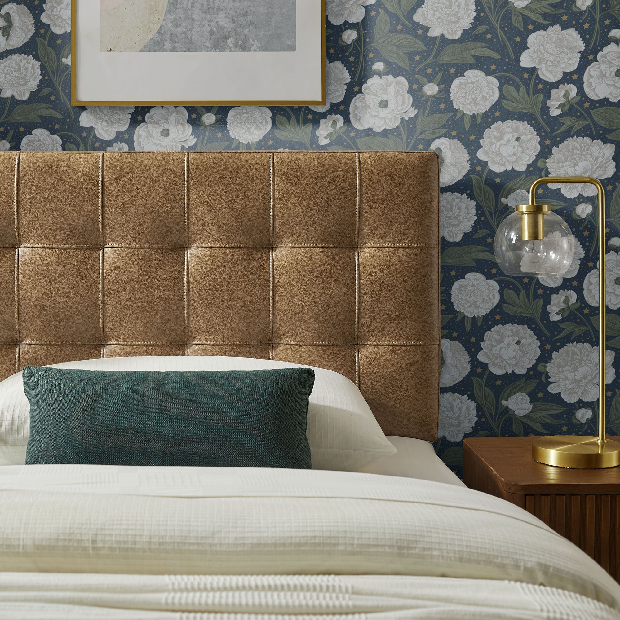 Lily Vegan Leather Size Headboard