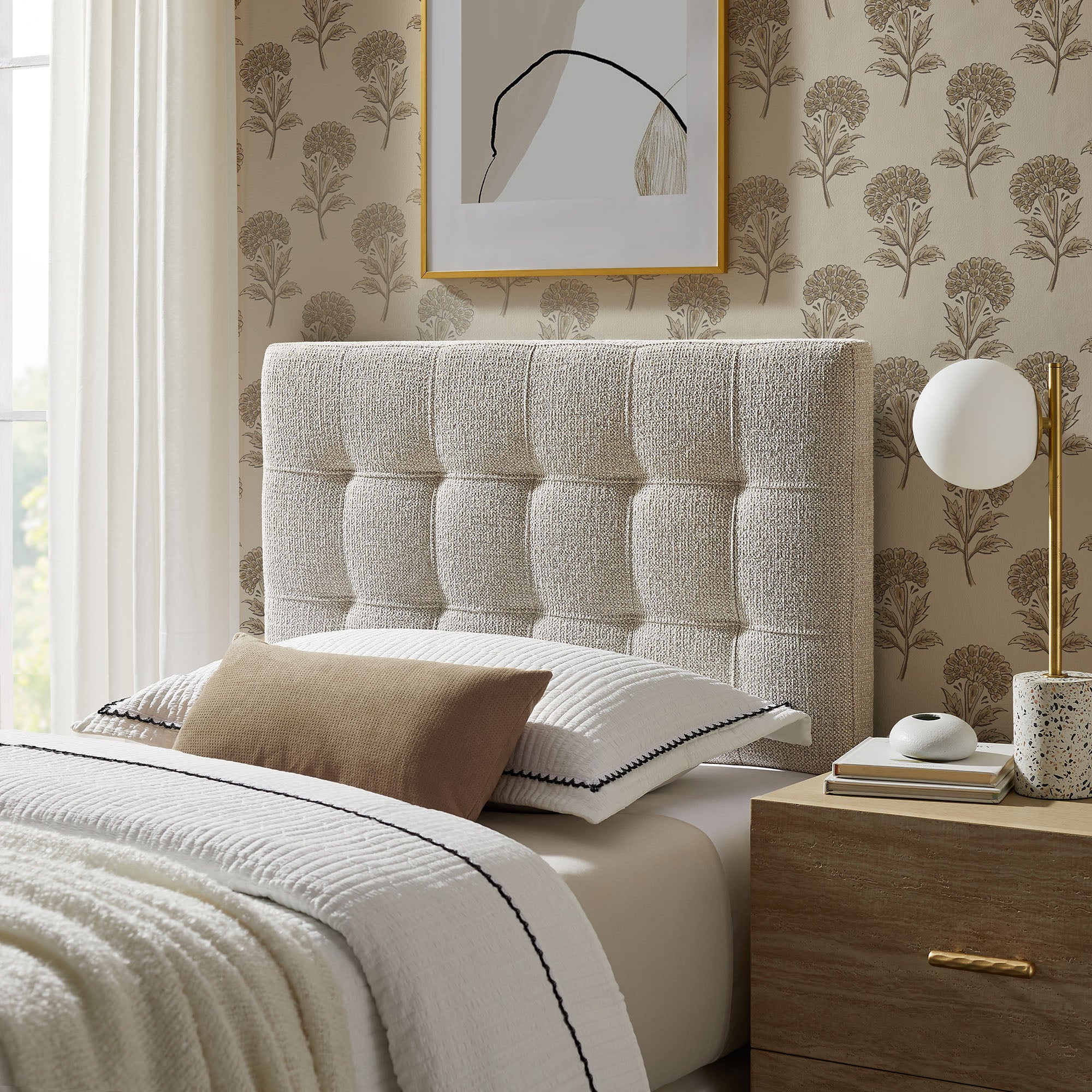 Lily Upholstered Size Headboard