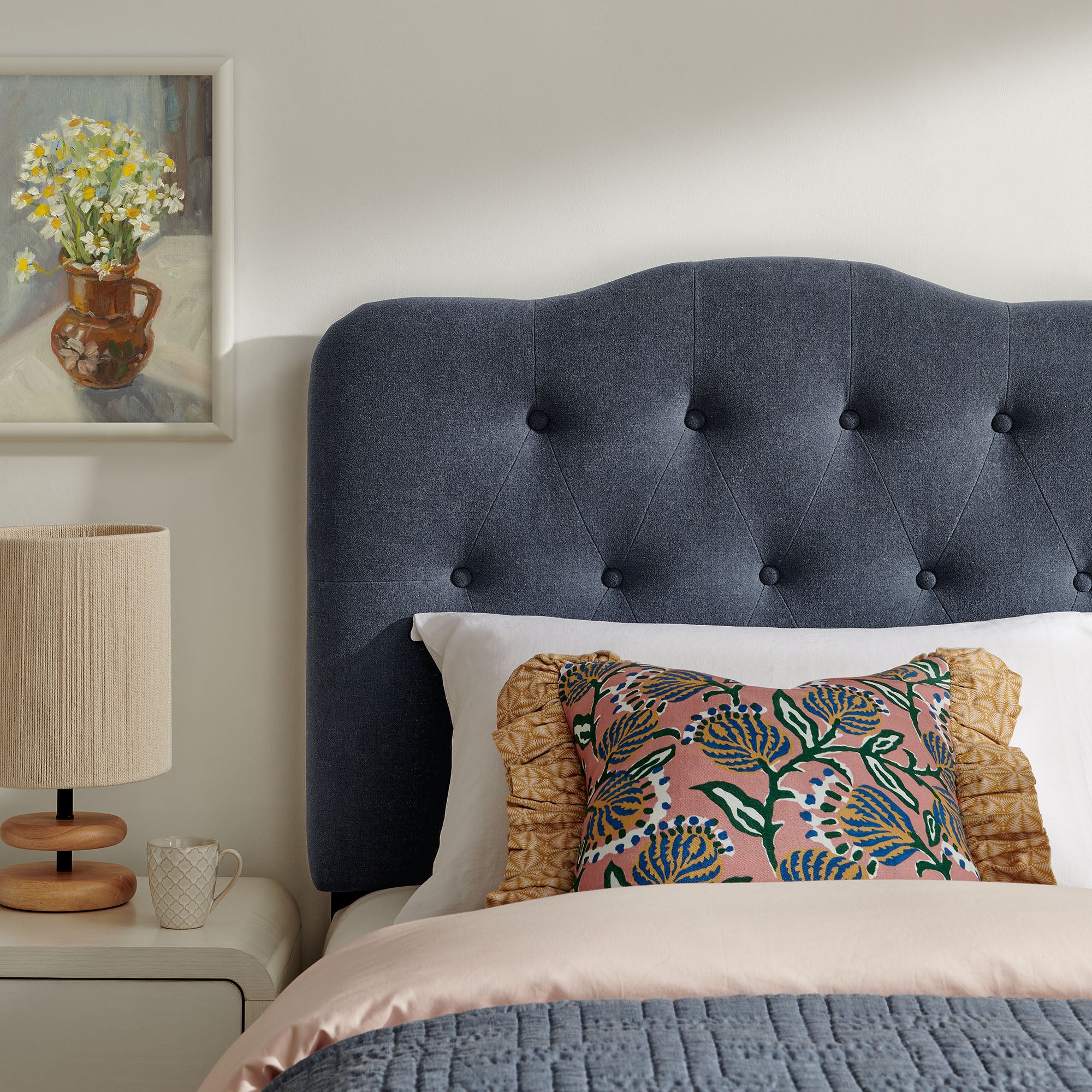 Annabel Premium Linen Blend Headboard