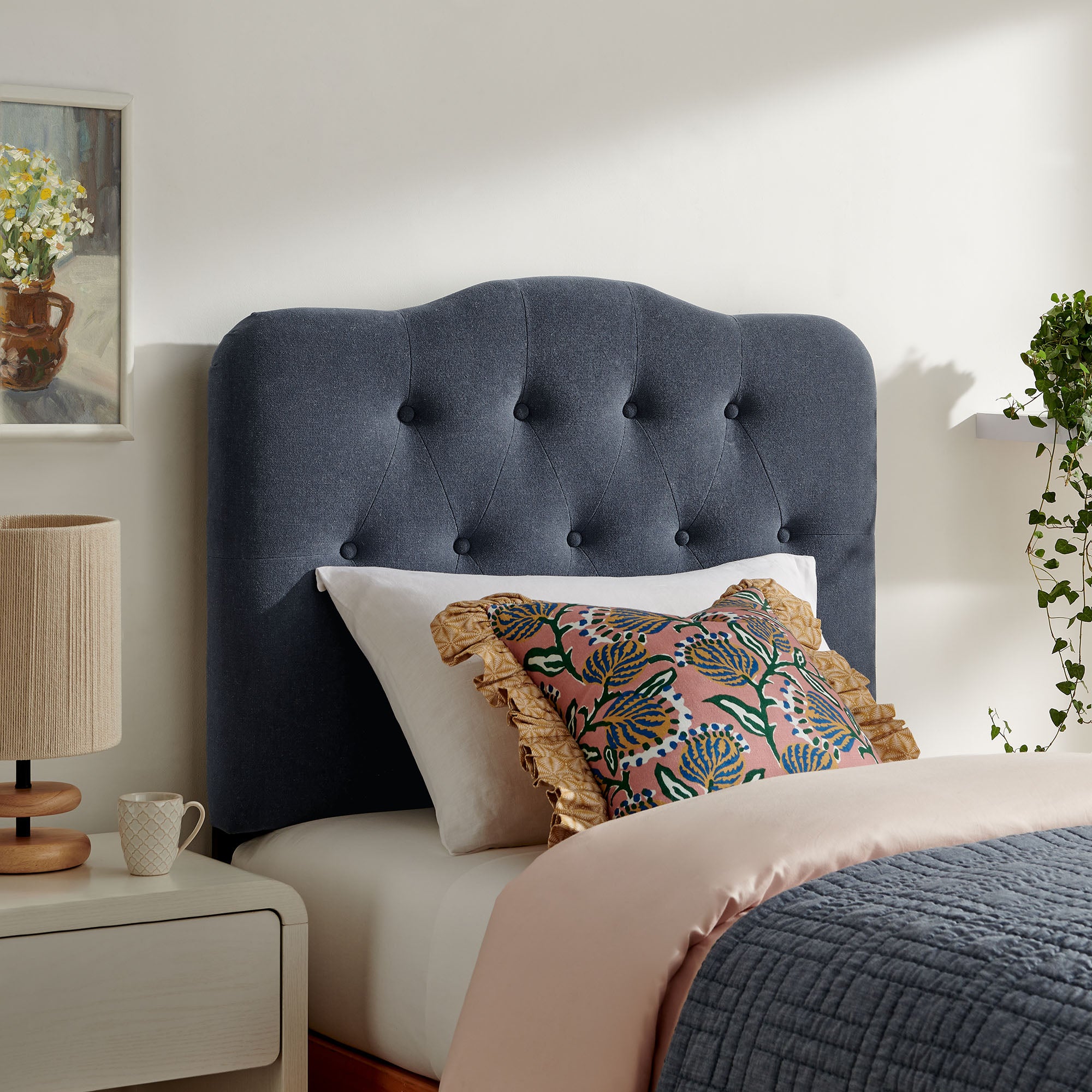 Annabel Premium Linen Blend Headboard