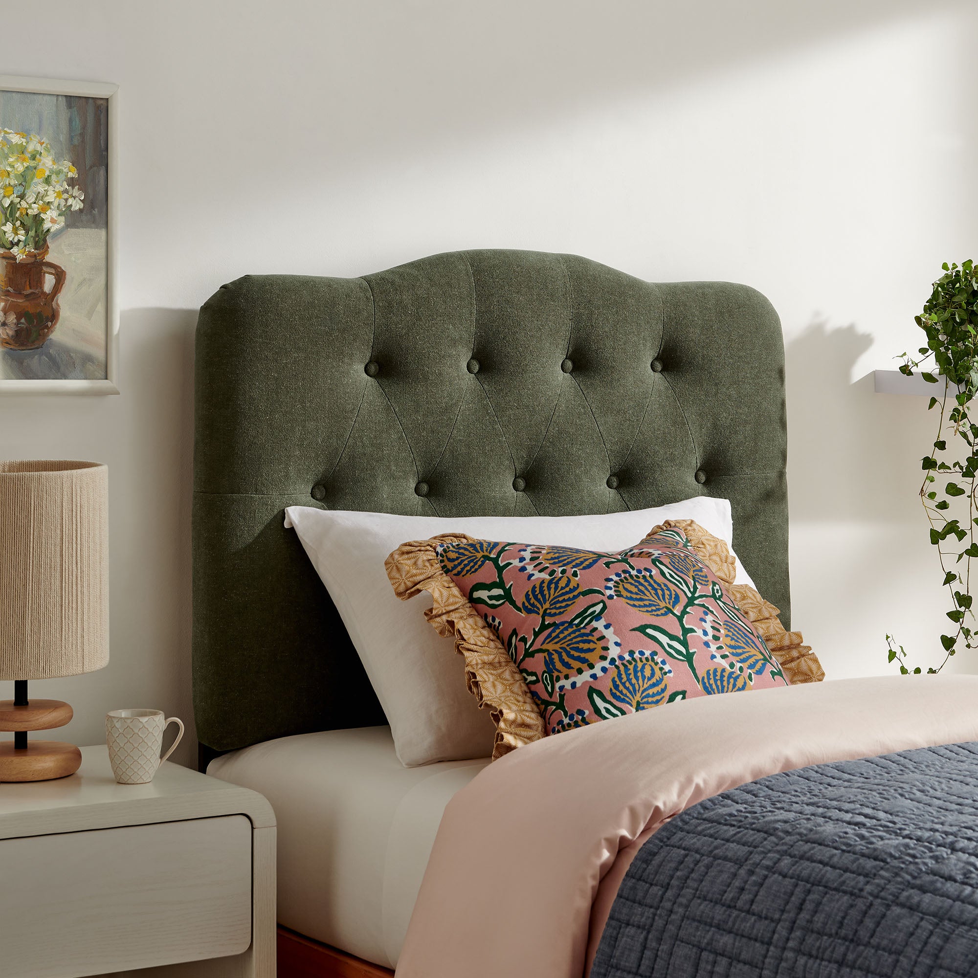 Annabel Premium Linen Blend Headboard