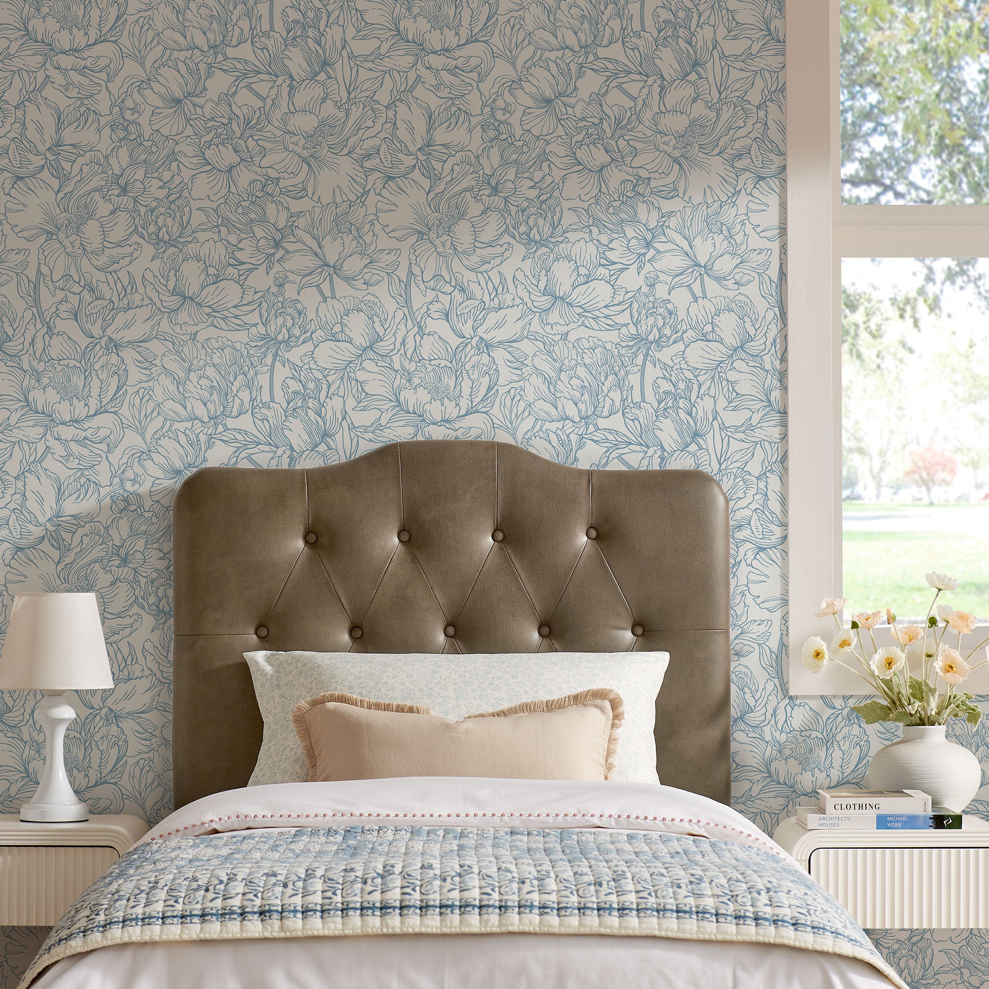 Annabel Faux Leather Headboard