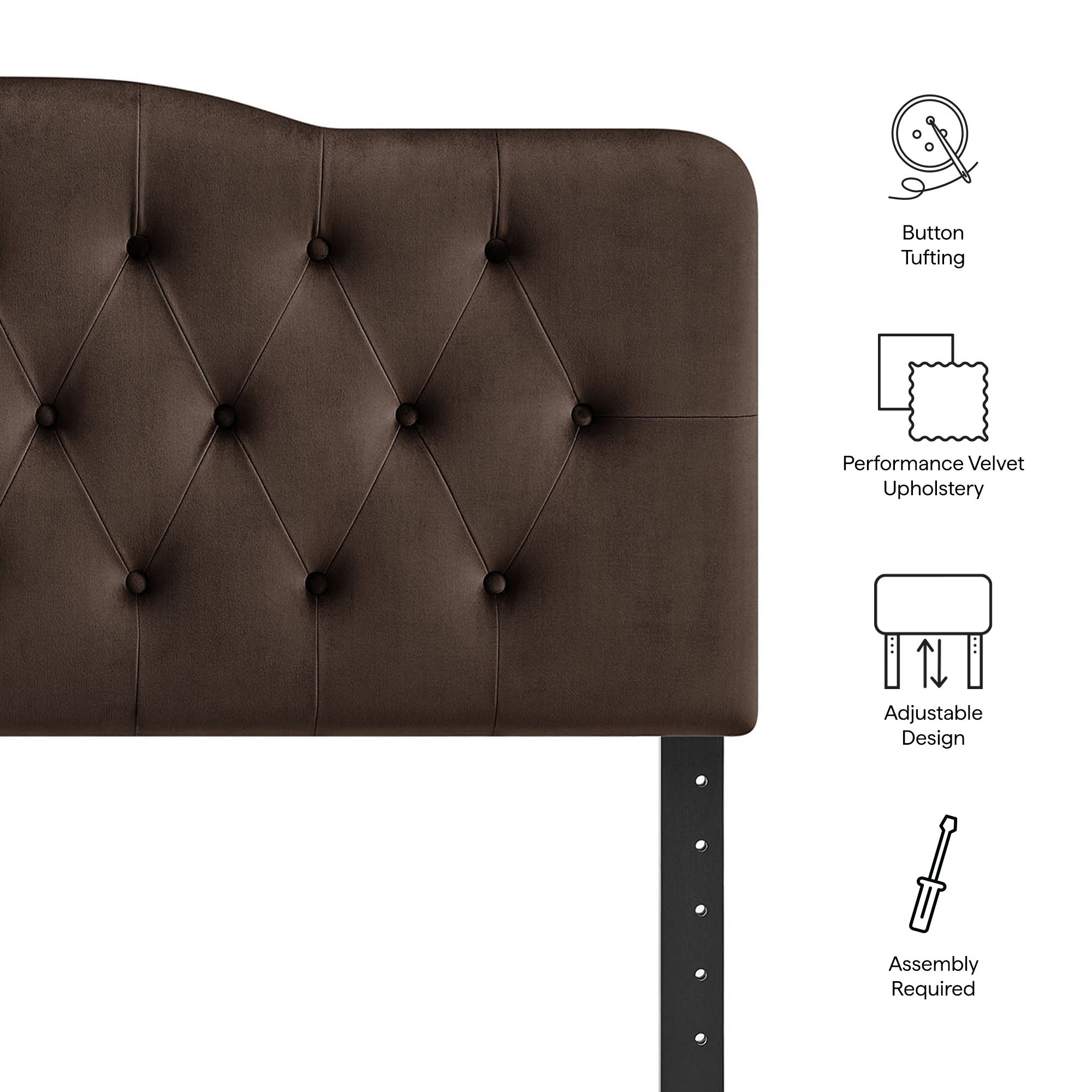Annabel Stain-Resistant Performance Velvet Headboard