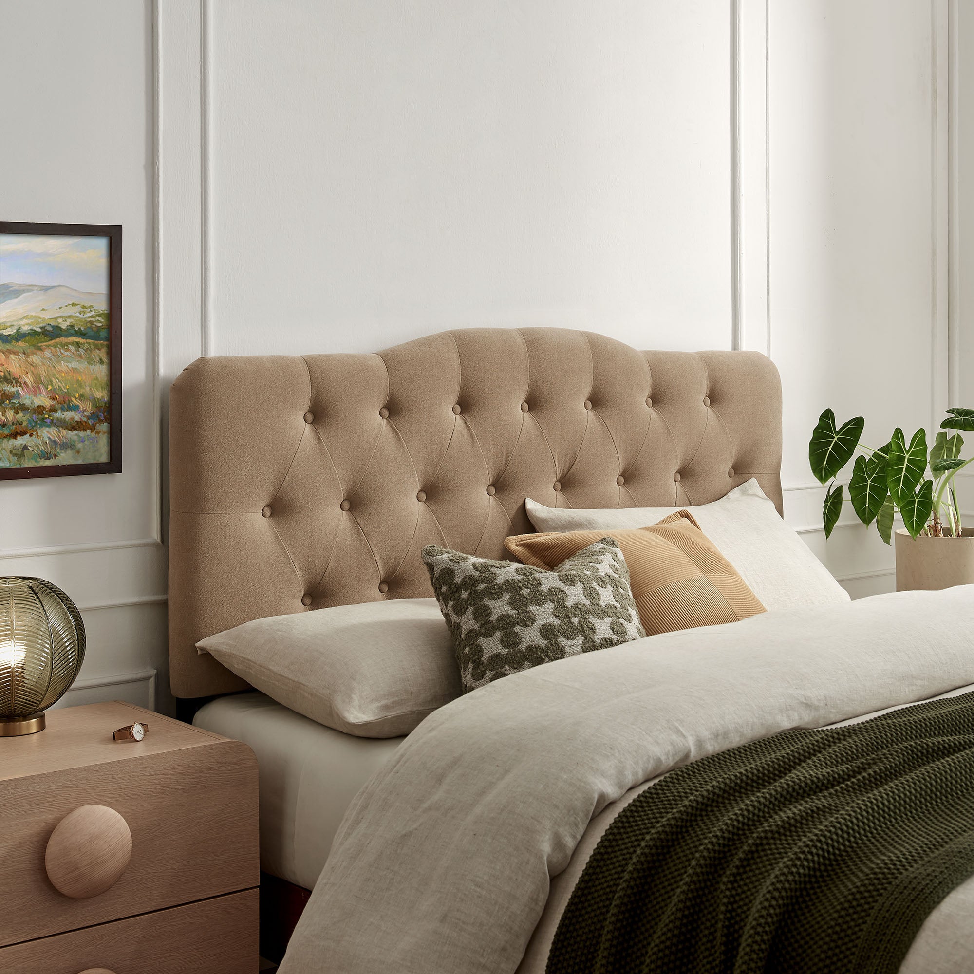 Annabel Premium Linen Blend Headboard