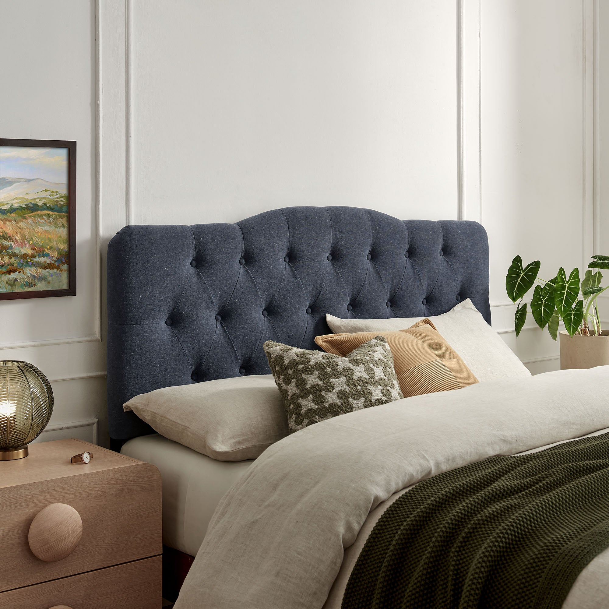Annabel Premium Linen Blend Headboard