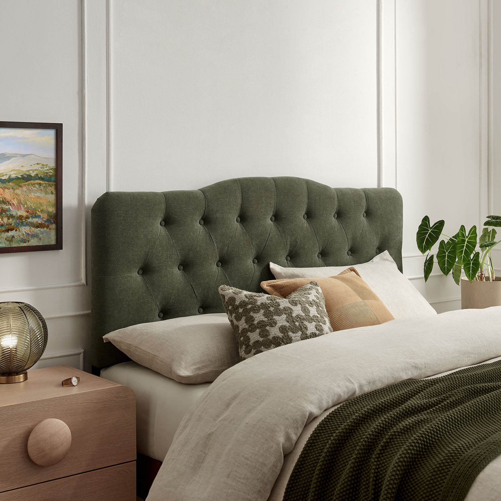 Annabel Premium Linen Blend Headboard