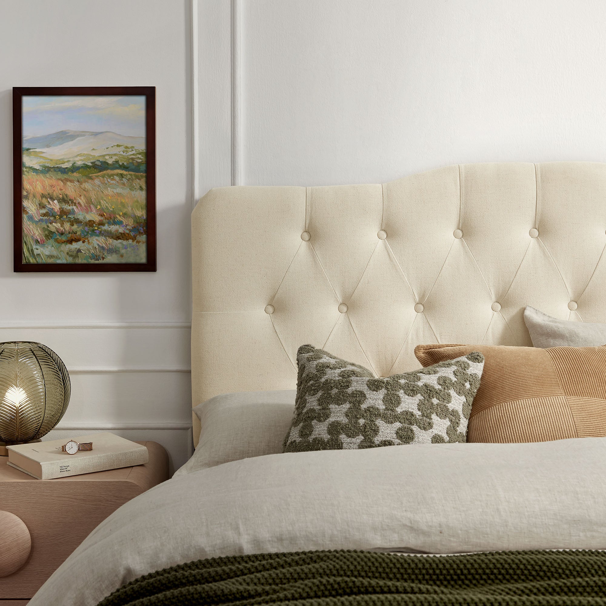 Annabel Premium Linen Blend Headboard