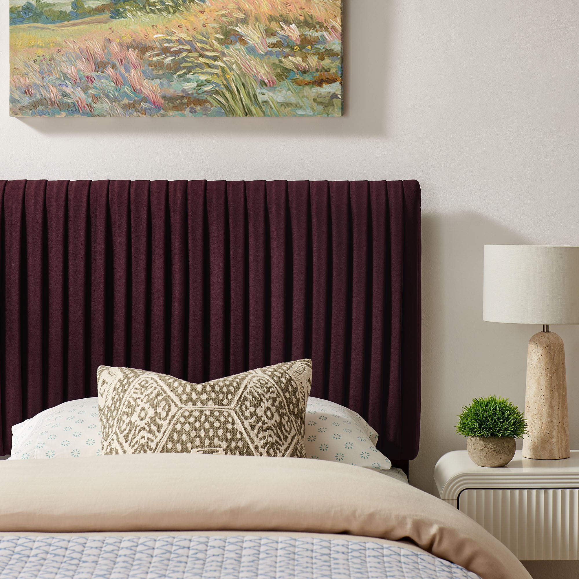 Eloise Stain-Resistant Performance Velvet Headboard