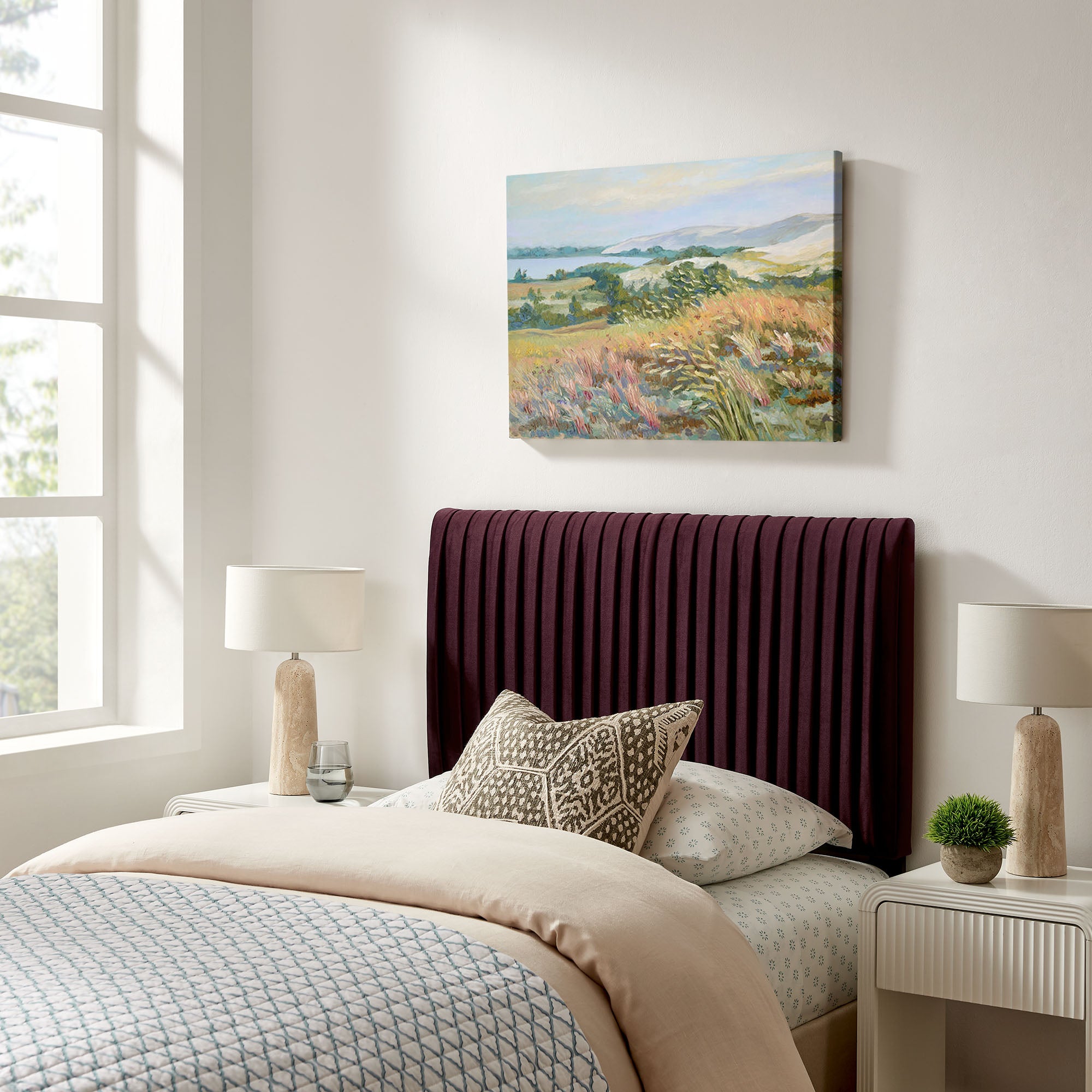 Eloise Stain-Resistant Performance Velvet Headboard