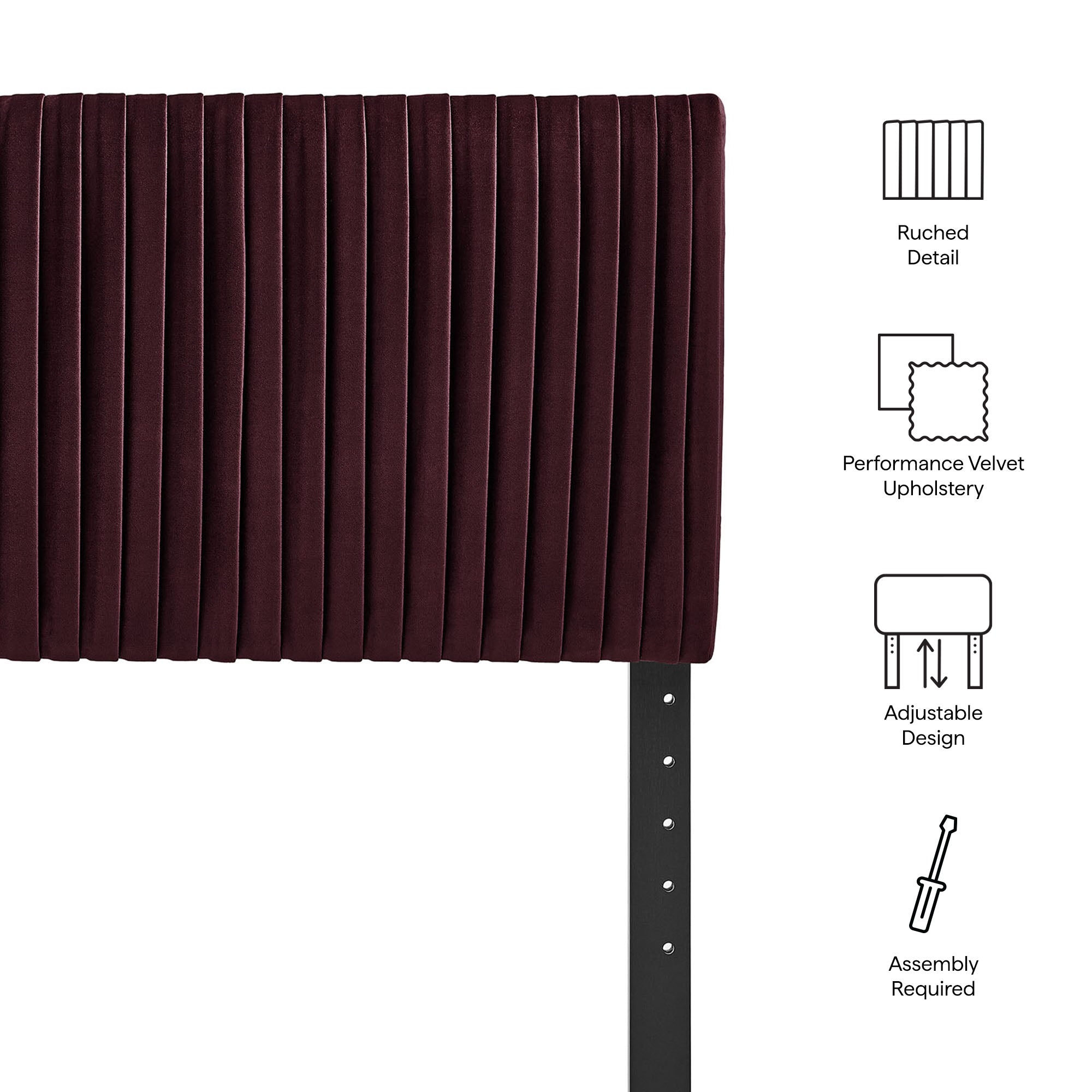 Eloise Stain-Resistant Performance Velvet Headboard