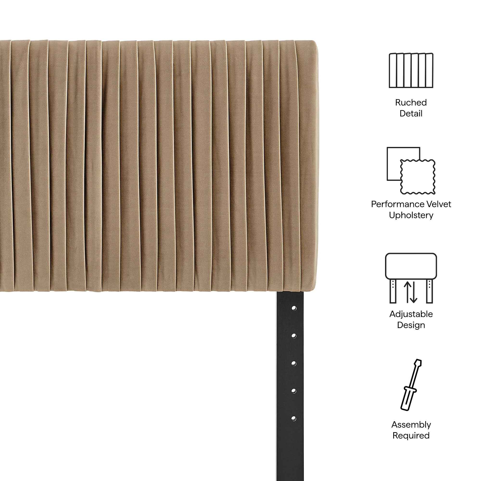 Eloise Stain-Resistant Performance Velvet Headboard