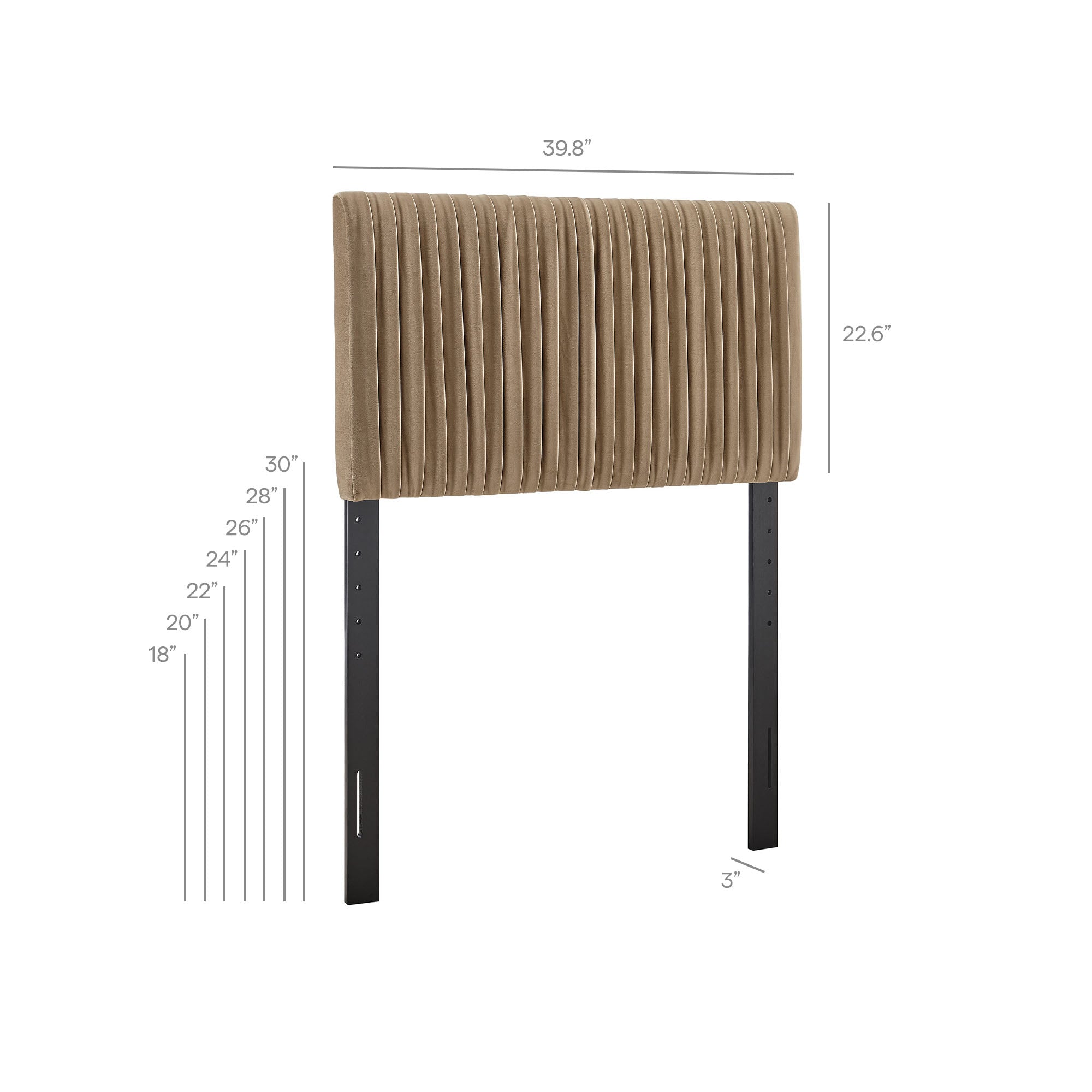 Eloise Stain-Resistant Performance Velvet Headboard