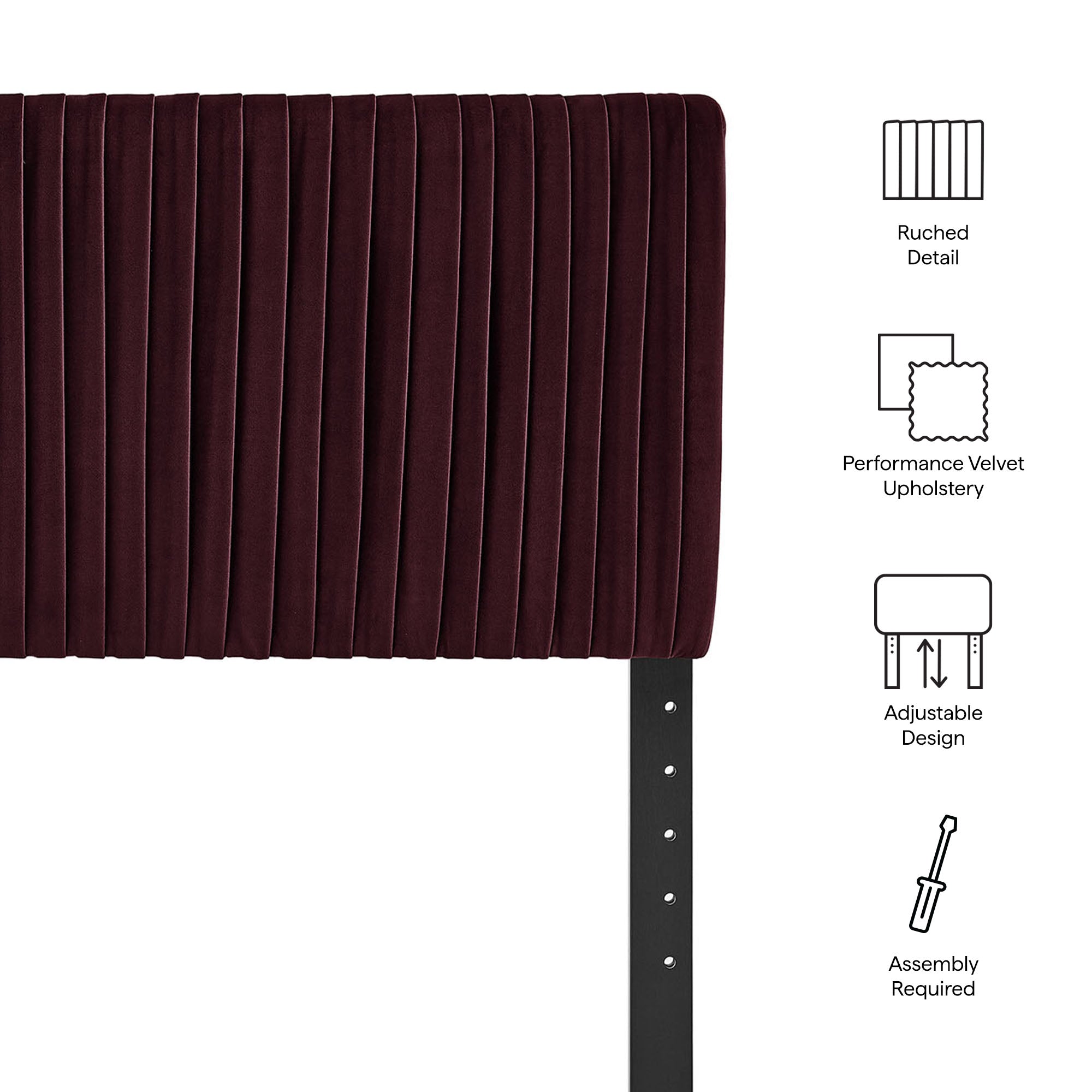 Eloise Stain-Resistant Performance Velvet Headboard
