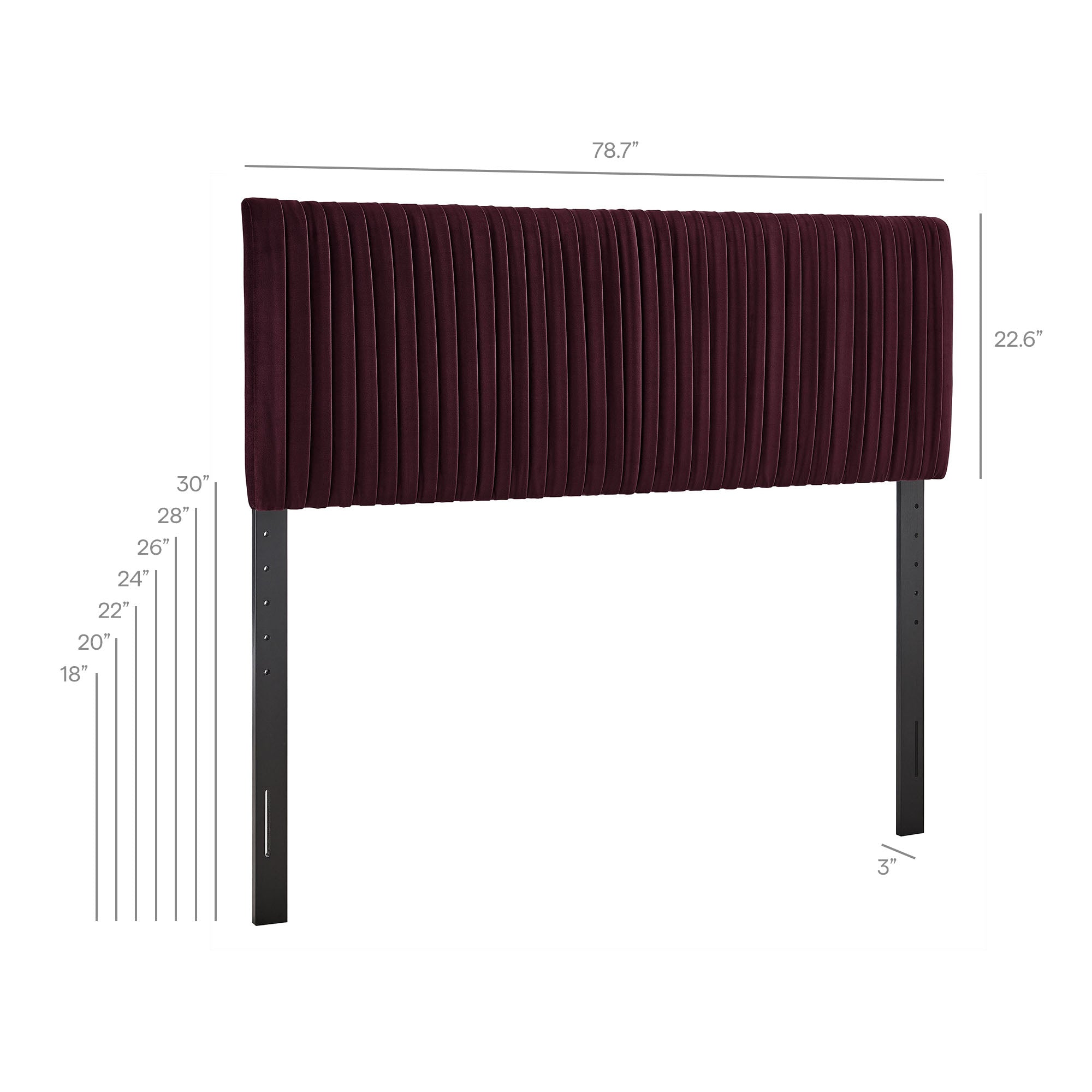 Eloise Stain-Resistant Performance Velvet Headboard
