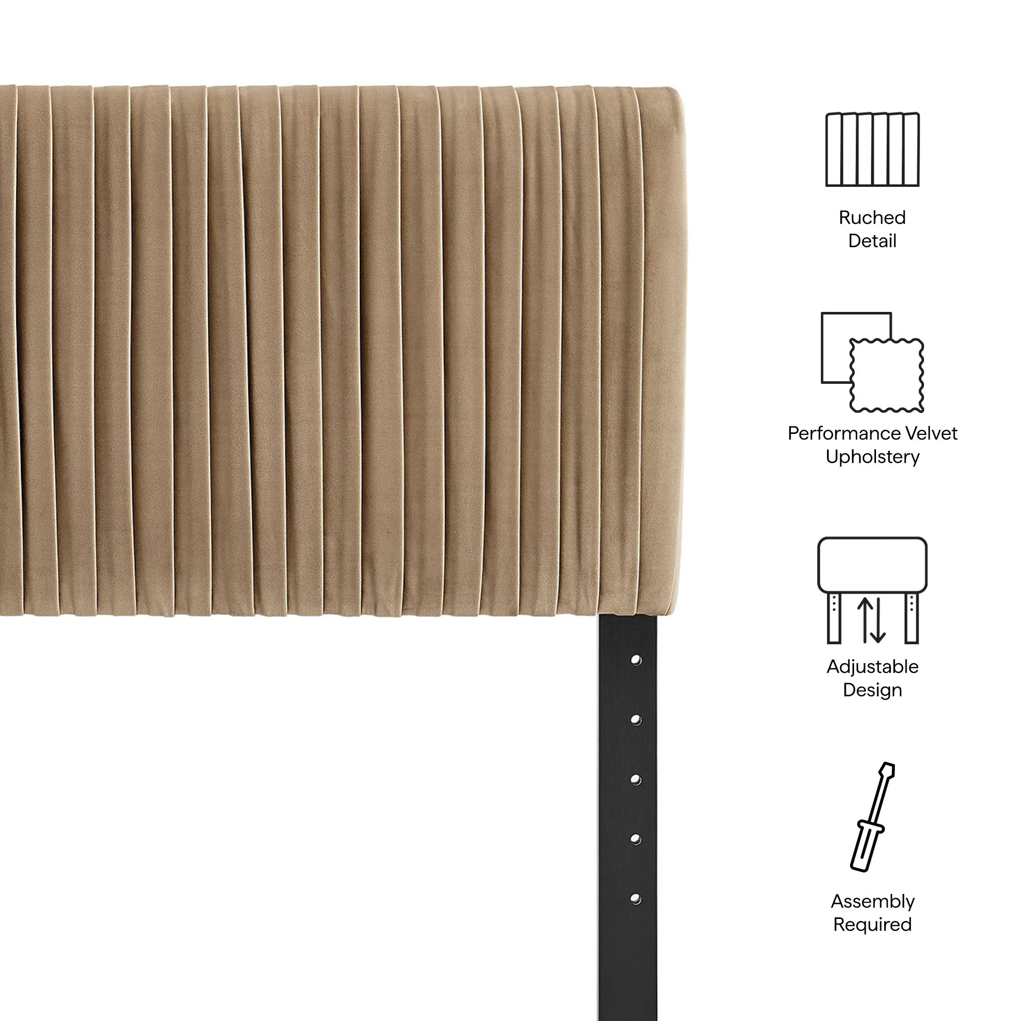 Eloise Stain-Resistant Performance Velvet Headboard