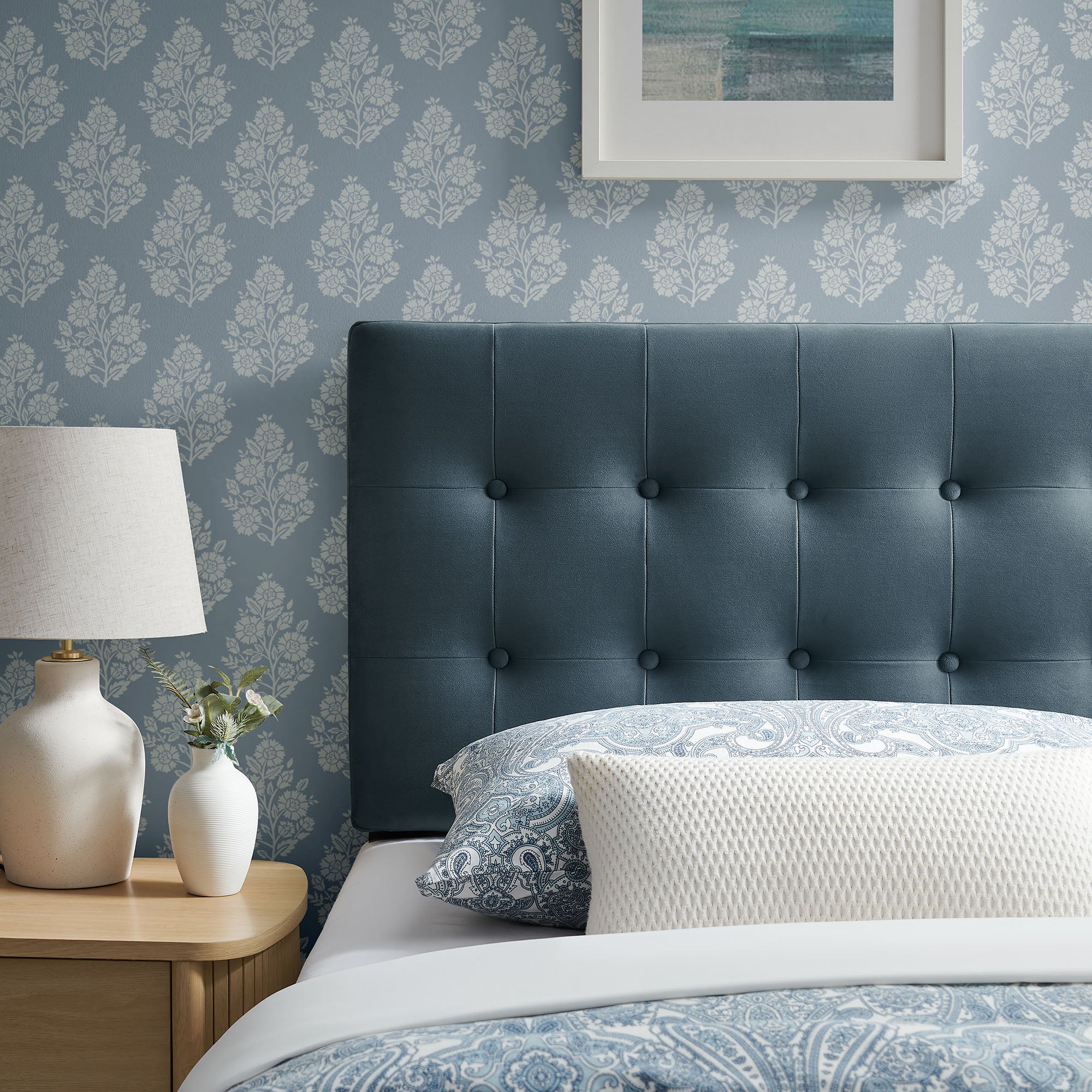 Emily Stain-Resistant Performance Velvet Headboard