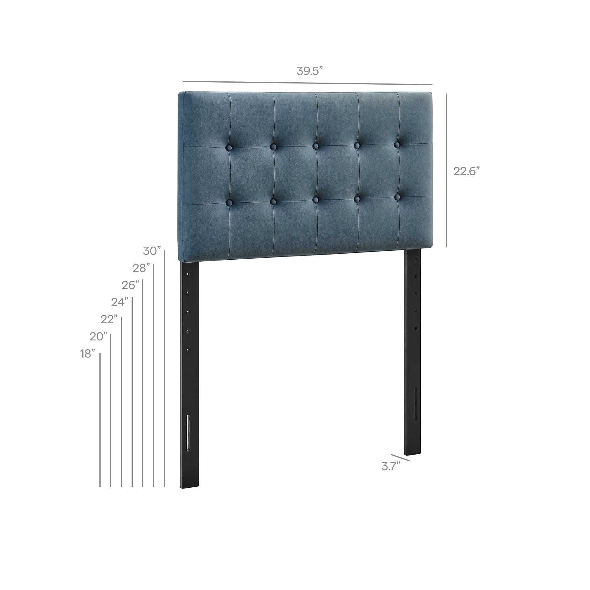 Emily Stain-Resistant Performance Velvet Headboard