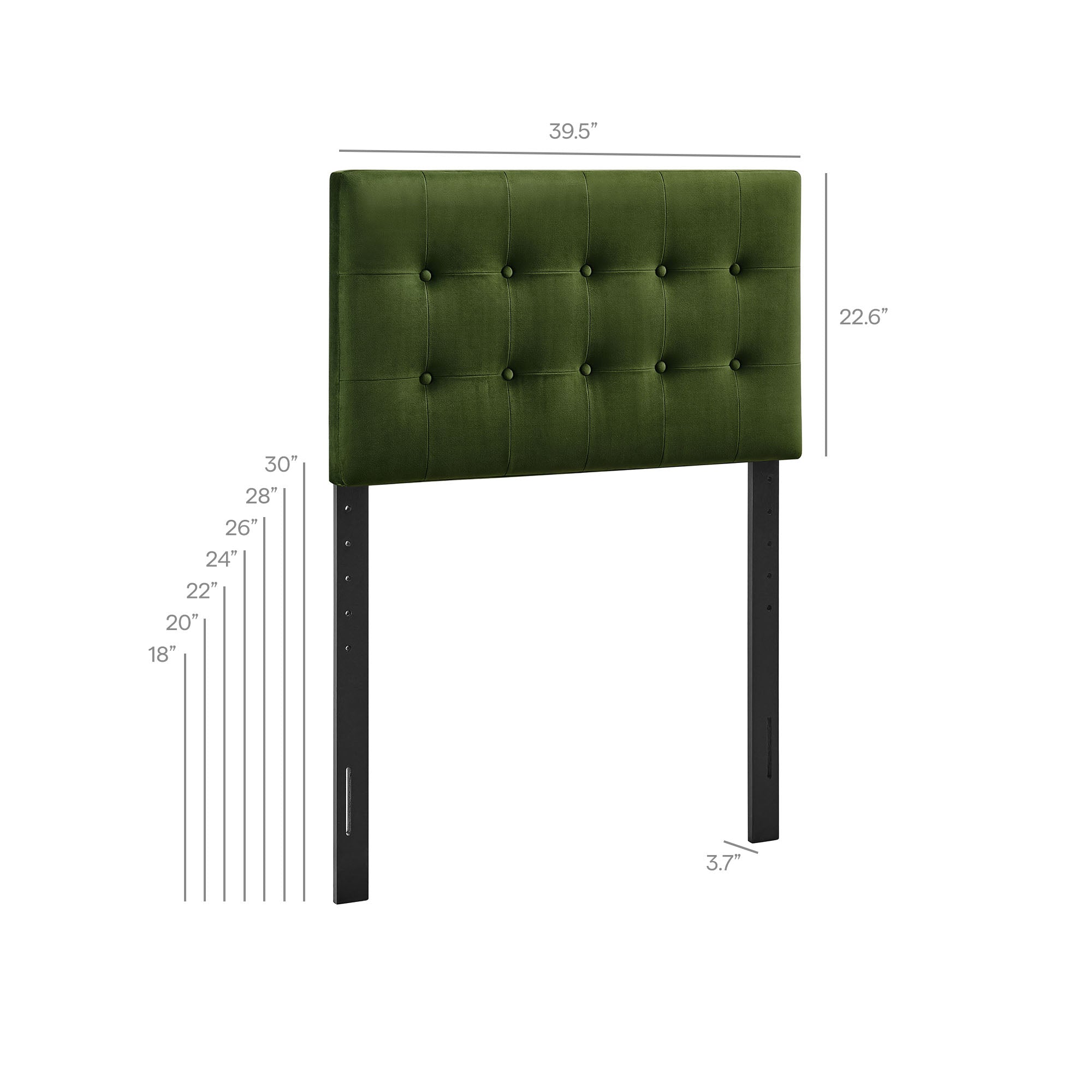 Emily Stain-Resistant Performance Velvet Headboard