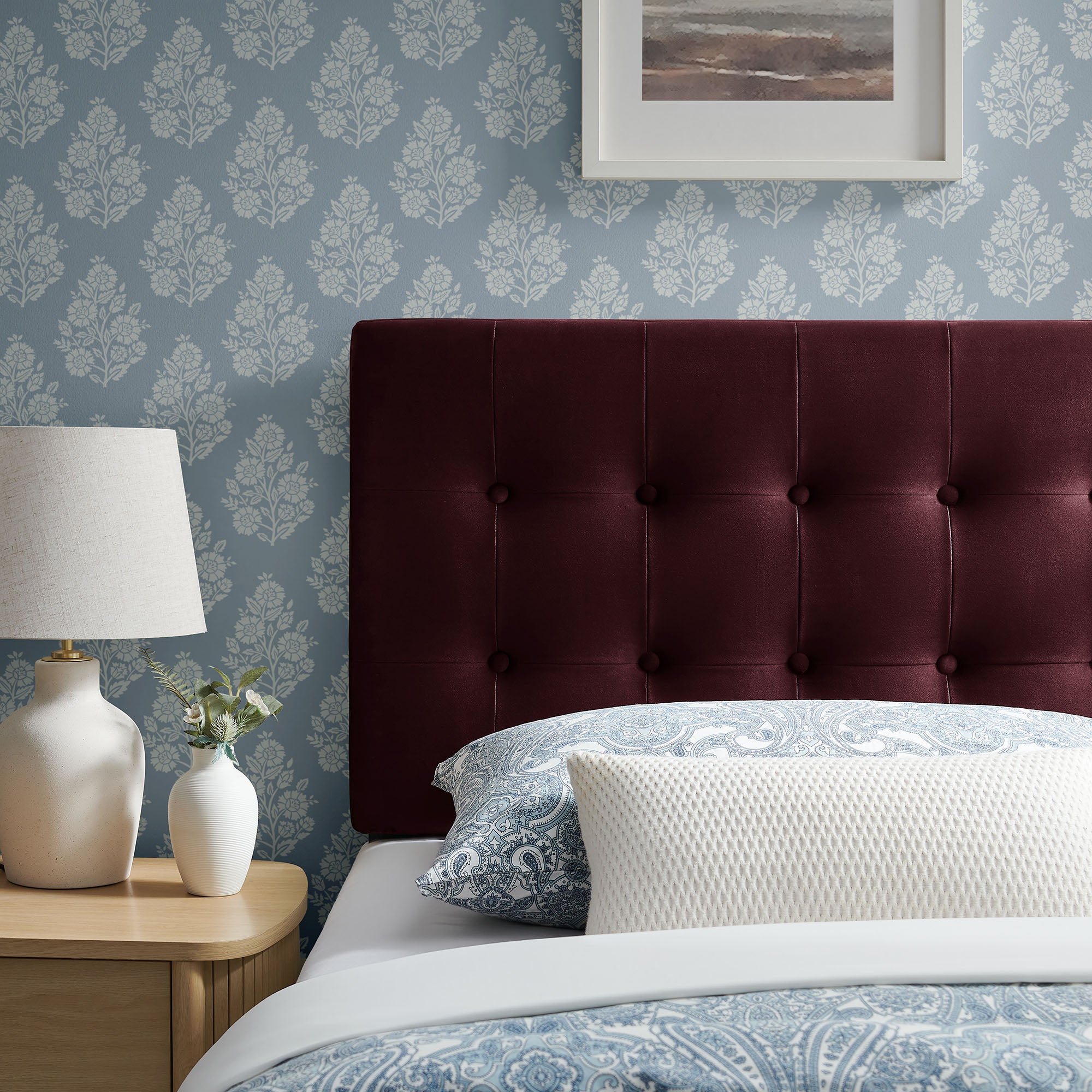 Emily Stain-Resistant Performance Velvet Headboard