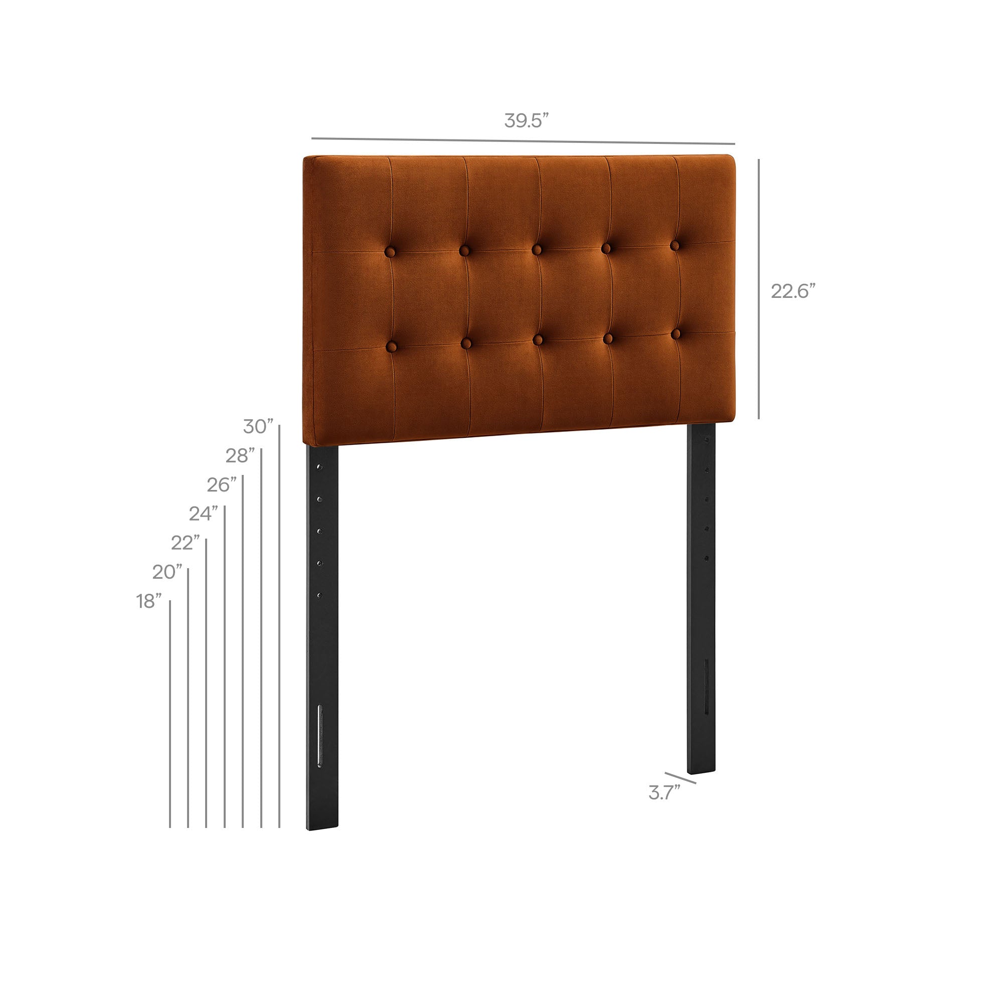 Emily Stain-Resistant Performance Velvet Headboard