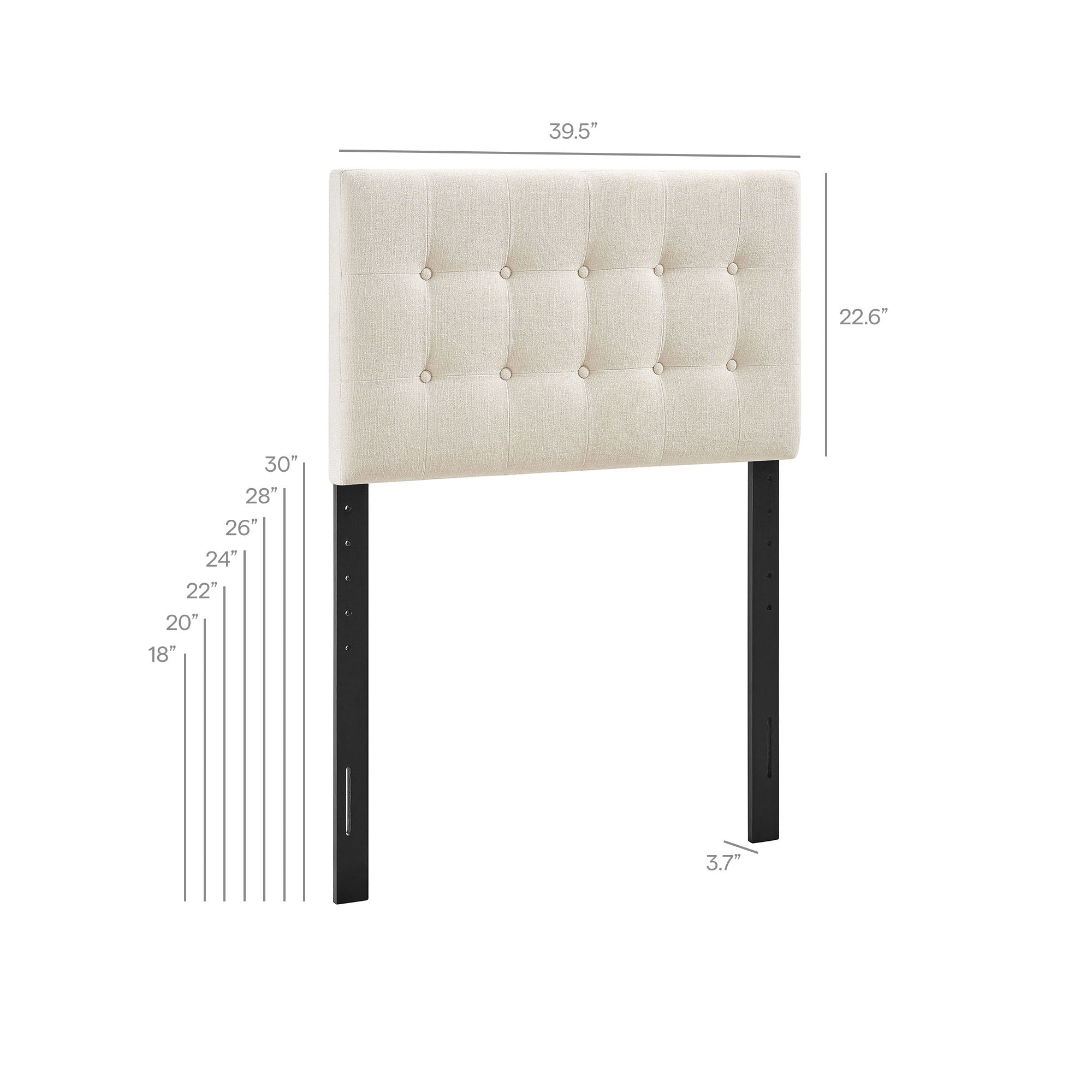 Emily Fabric Upholstered Headboard
