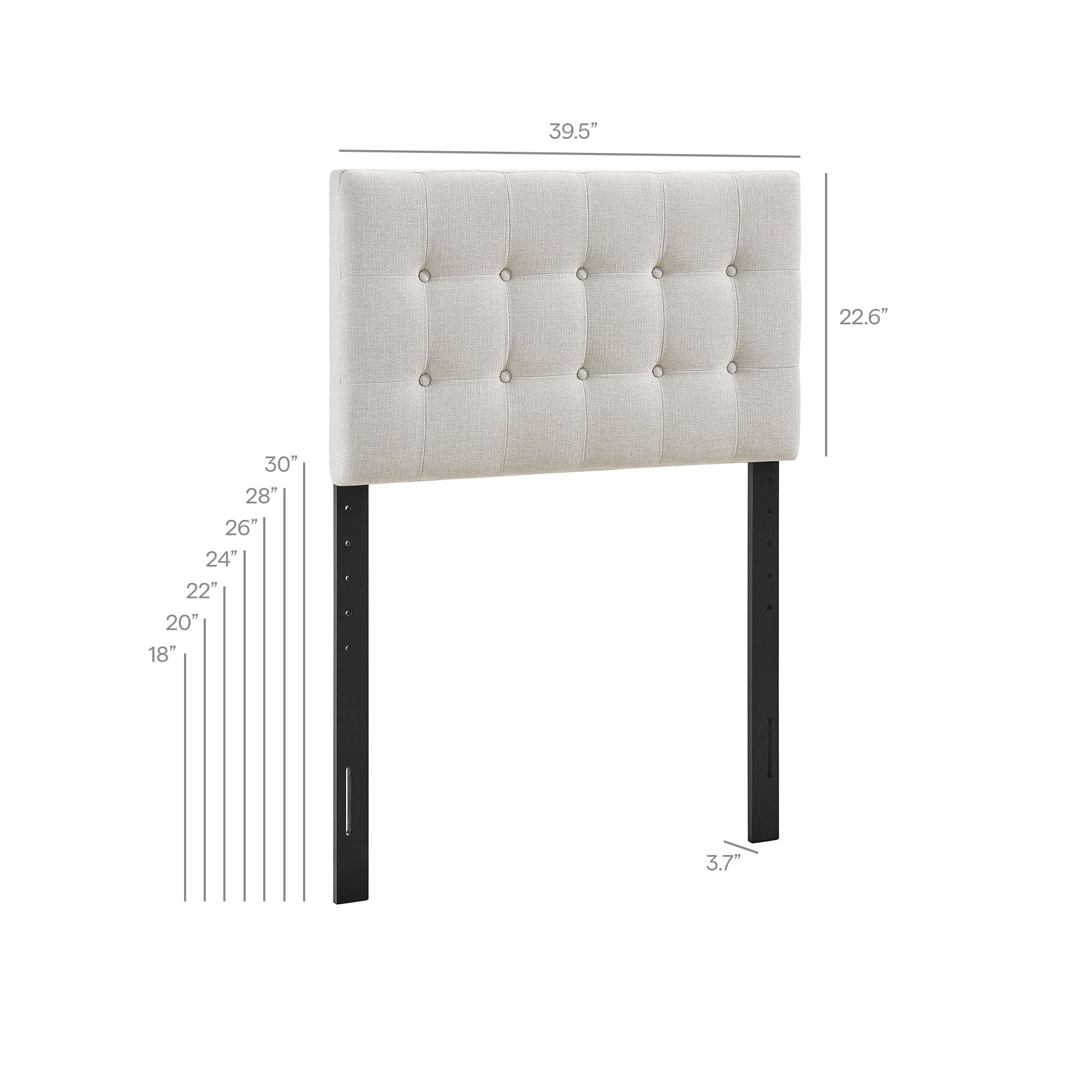 Emily Fabric Upholstered Headboard