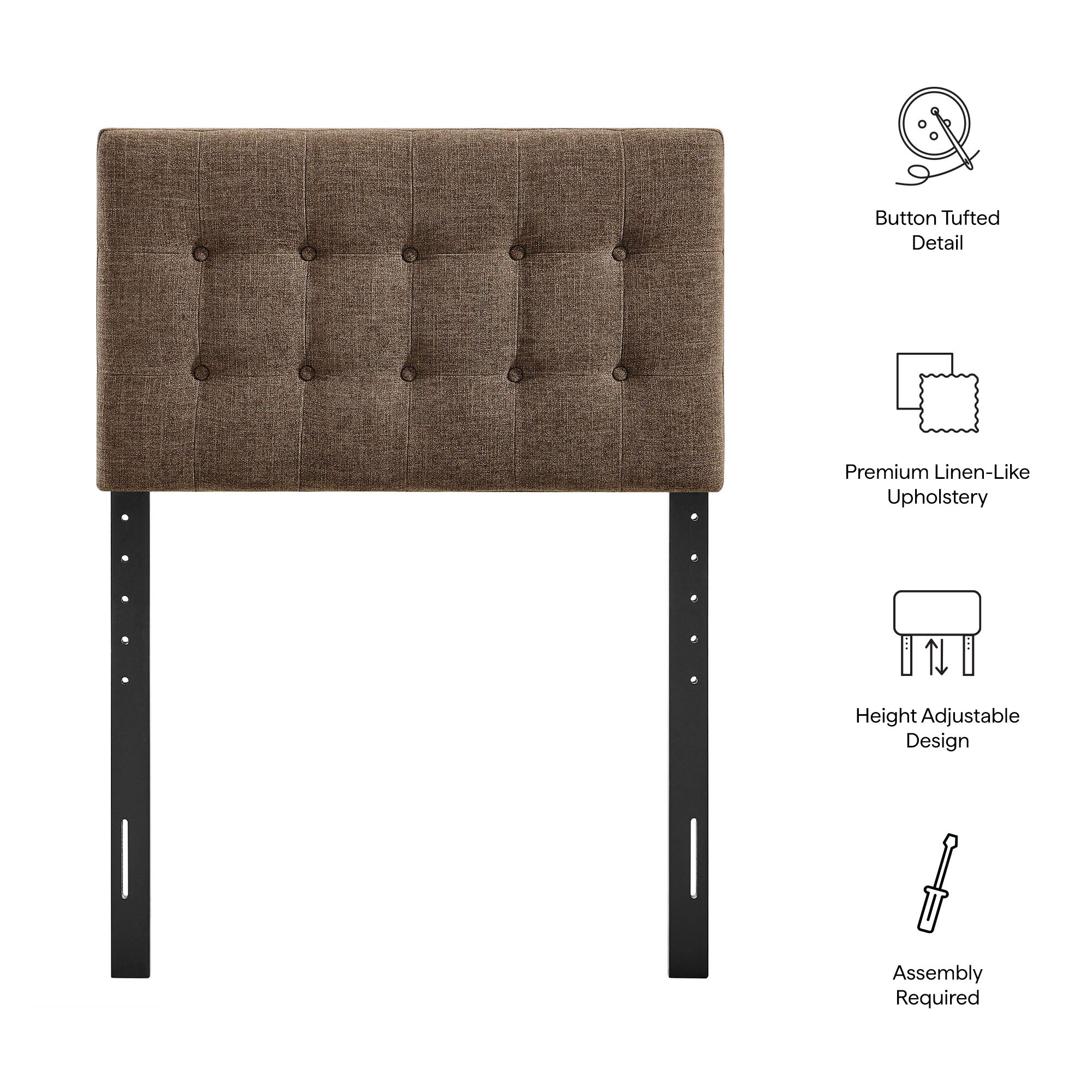 Emily Fabric Upholstered Headboard