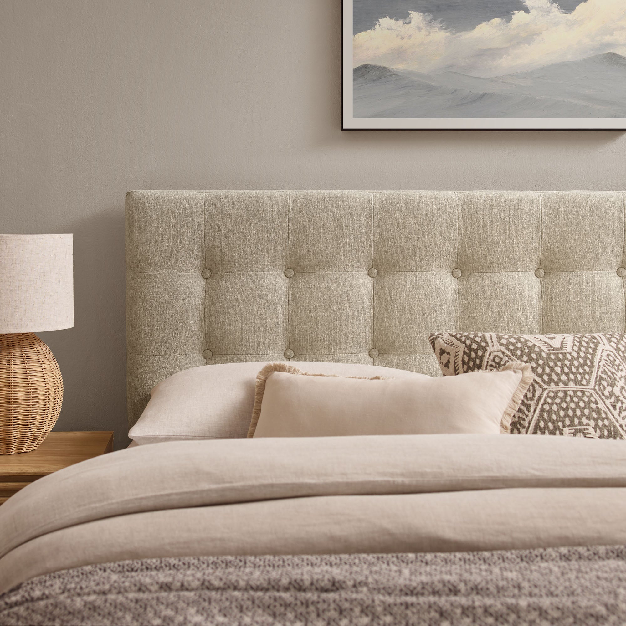 Emily Fabric Upholstered Headboard