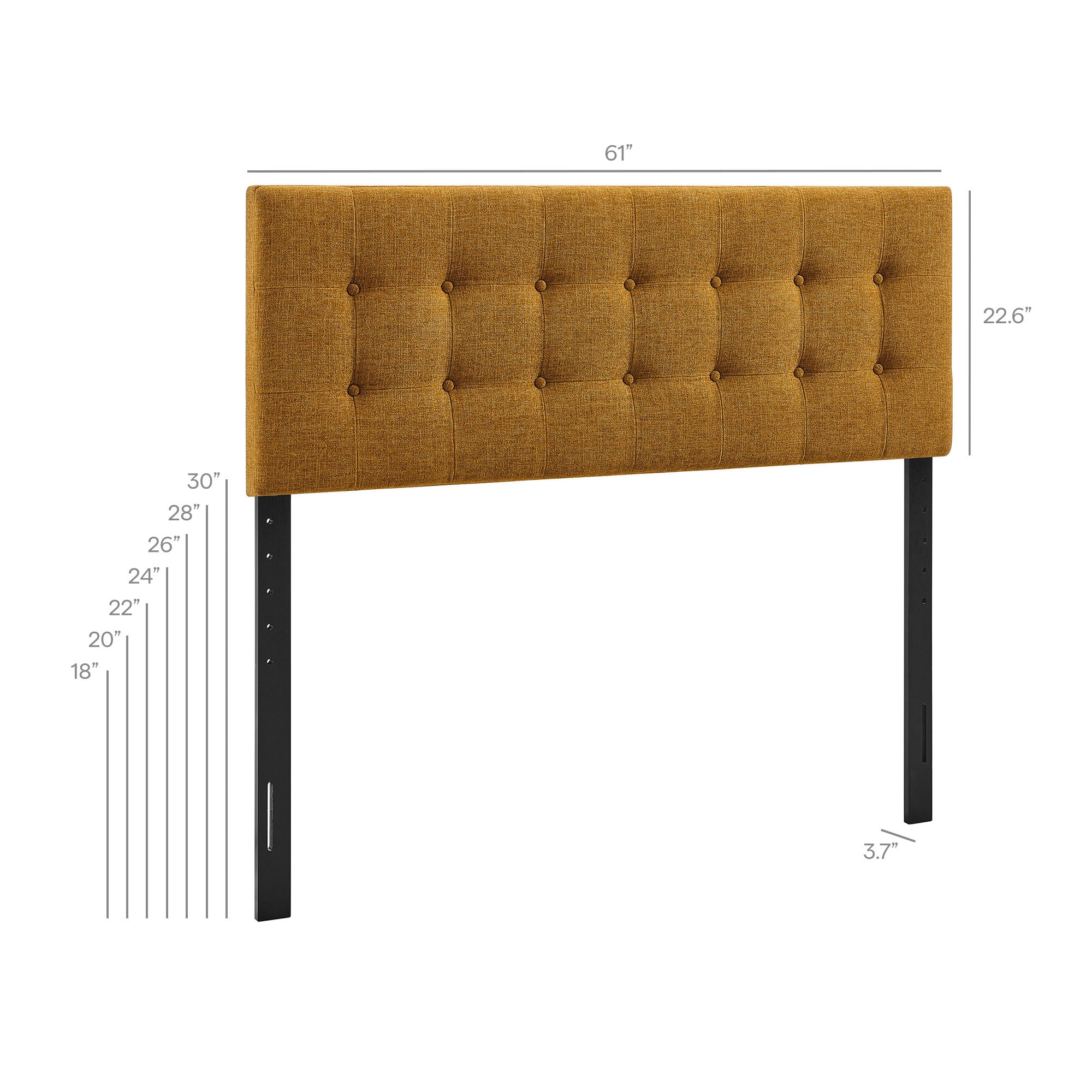 Emily Fabric Upholstered Headboard